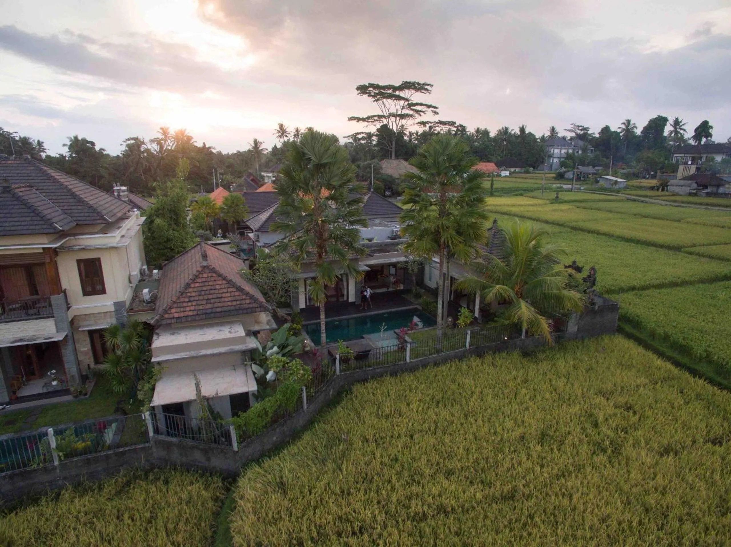 Bird's eye view in Widi Agung Villa