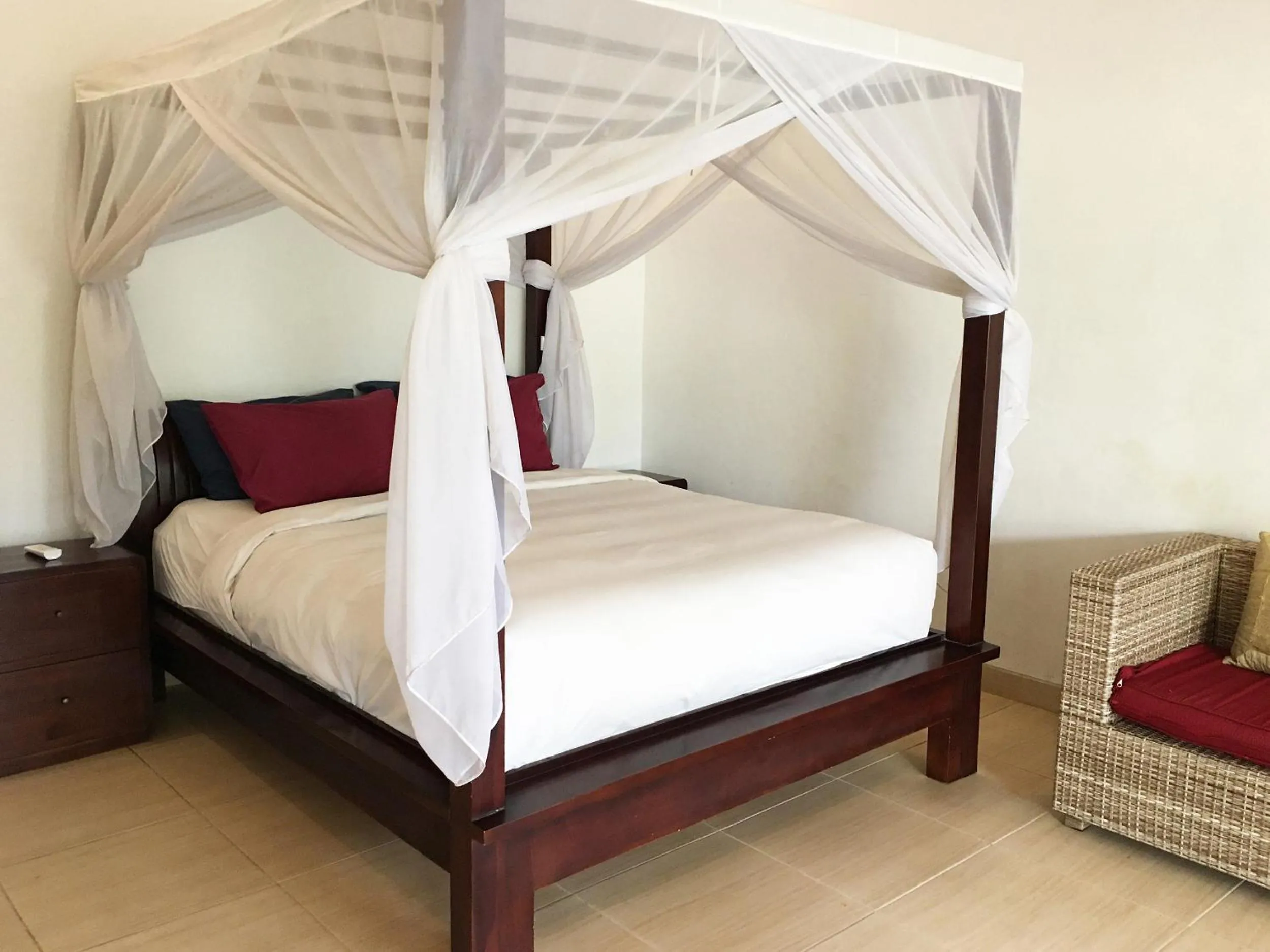 Bed in Widi Agung Villa