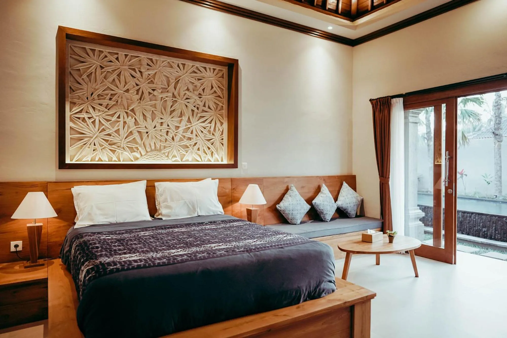 Bed in Widi Agung Villa