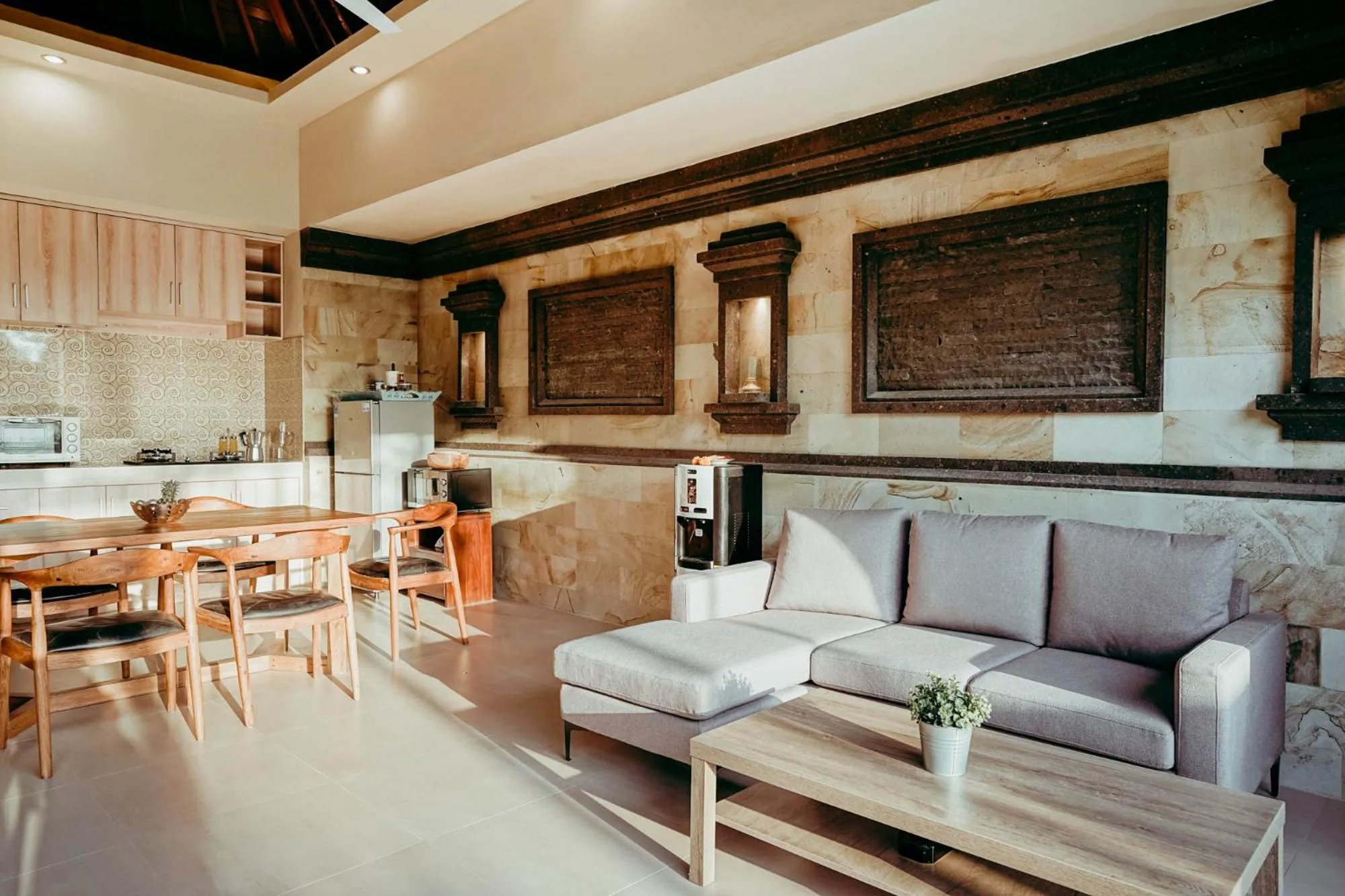 Living room in Widi Agung Villa