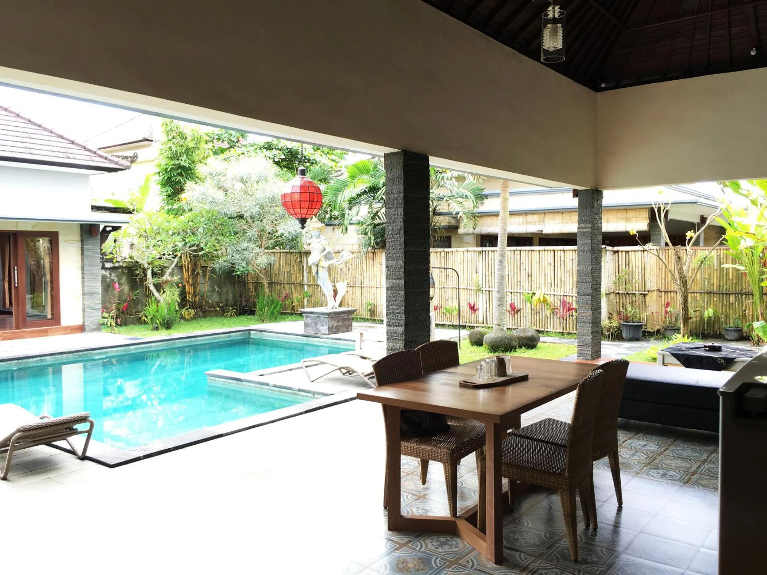 Swimming pool in Widi Agung Villa