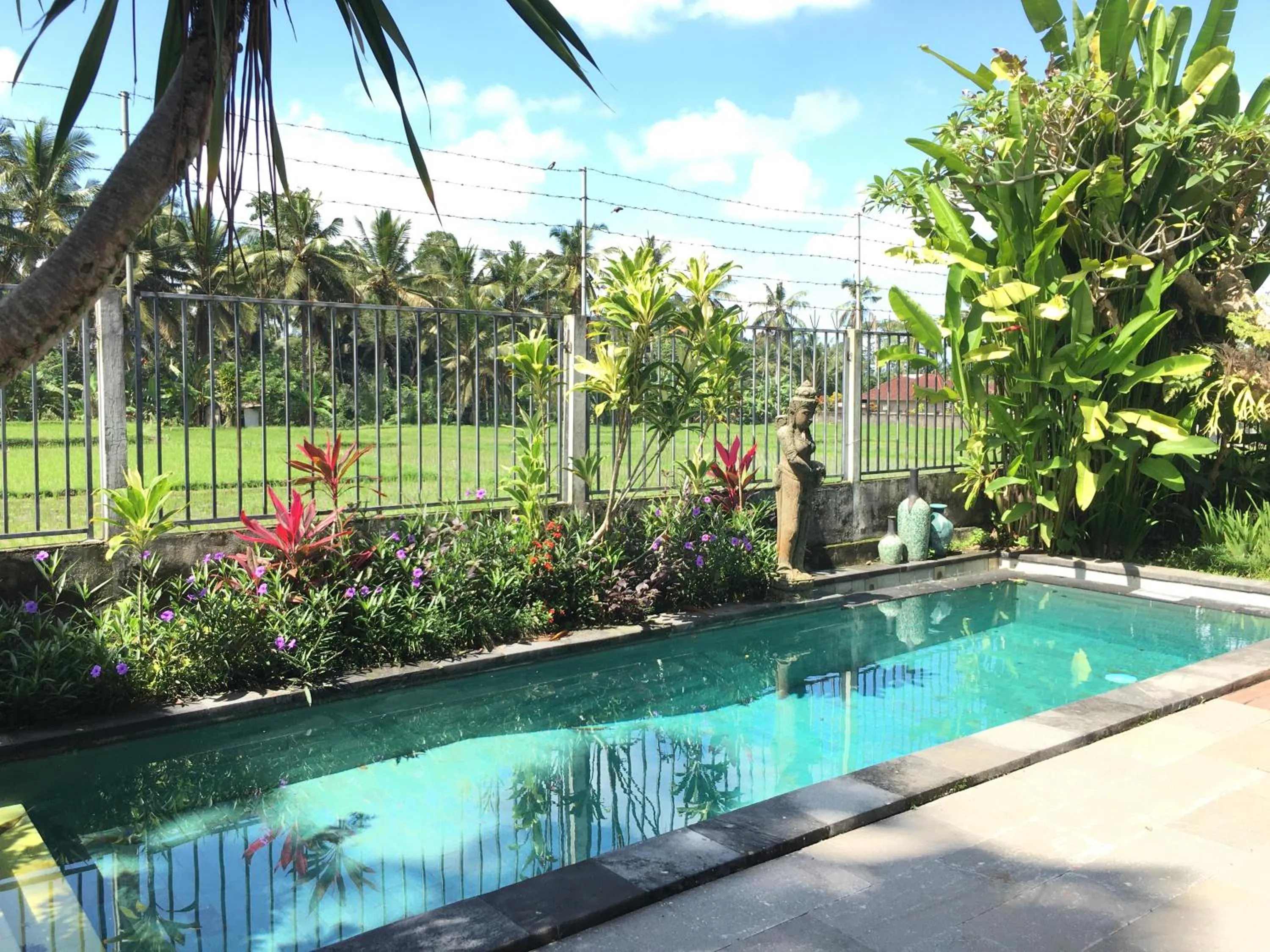 Garden view in Widi Agung Villa
