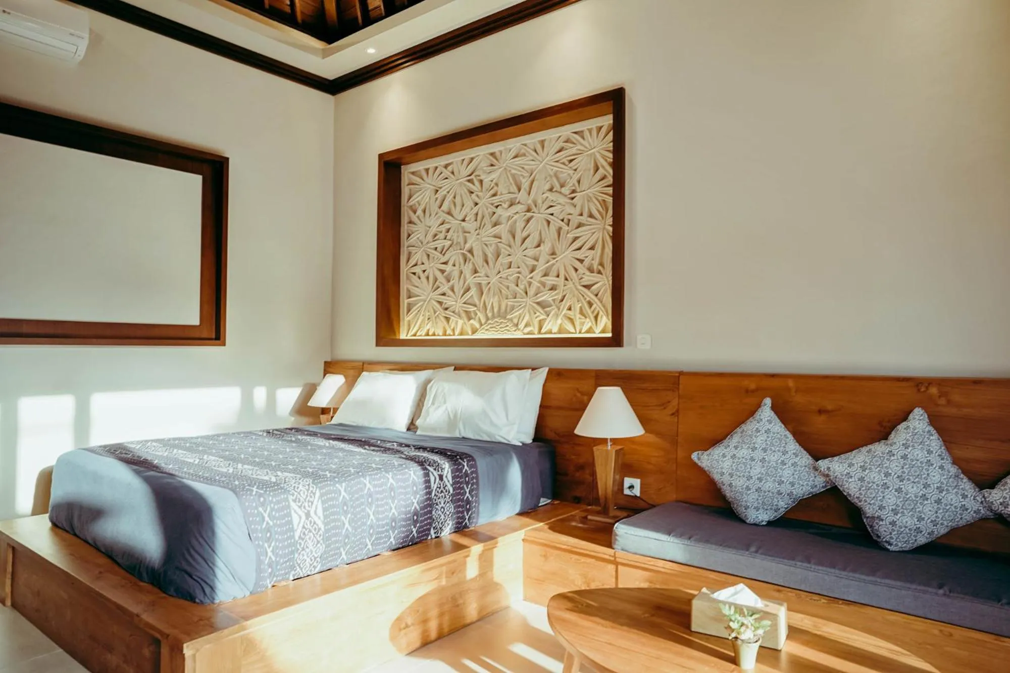 Bed in Widi Agung Villa