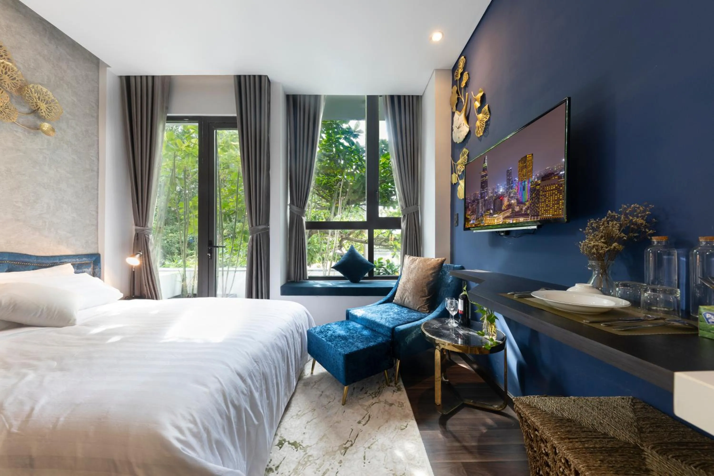 Photo of the whole room, Bed in KunKin Luxury Hotel & Apartment