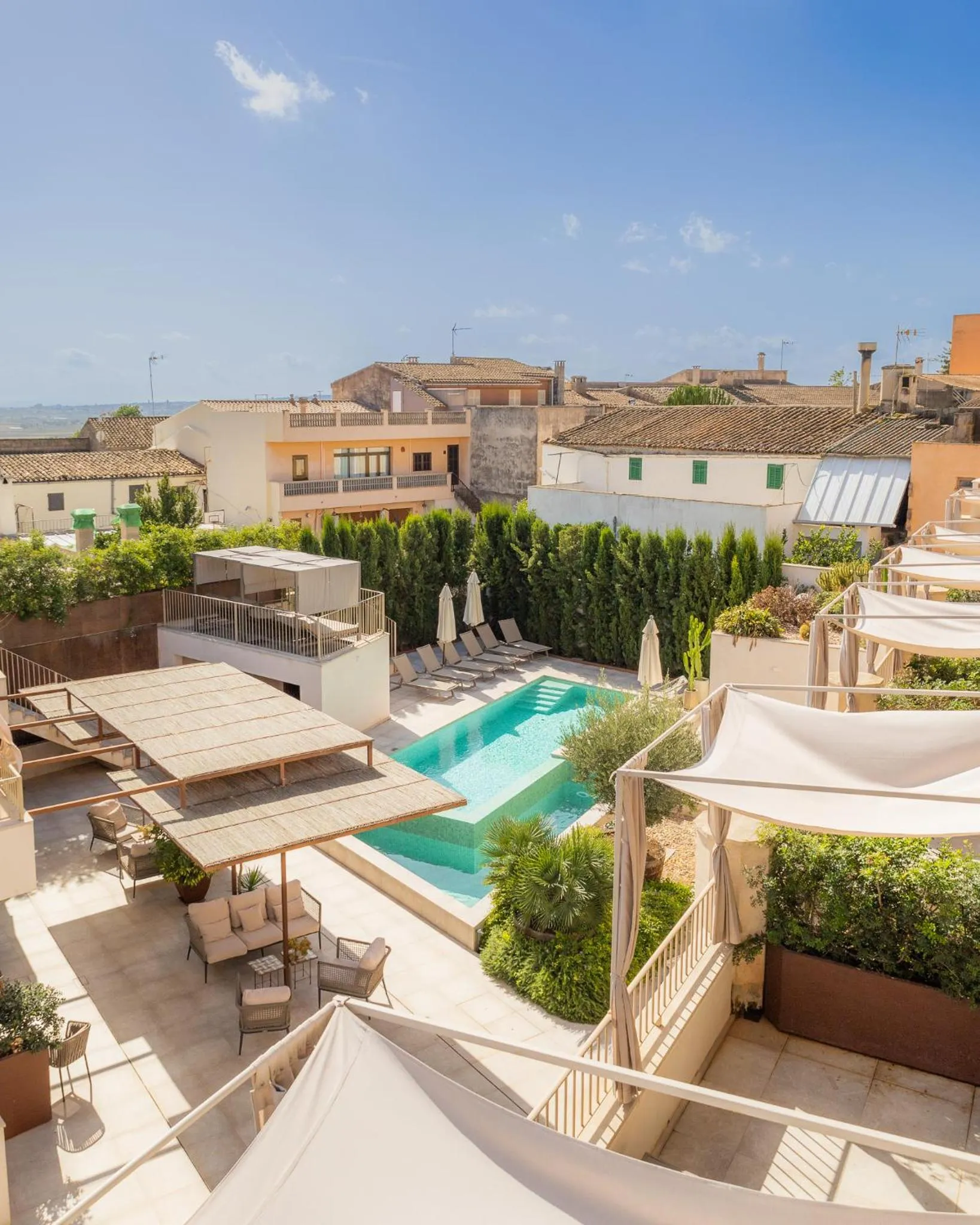 Pool view in Ynaira hotel & Spa