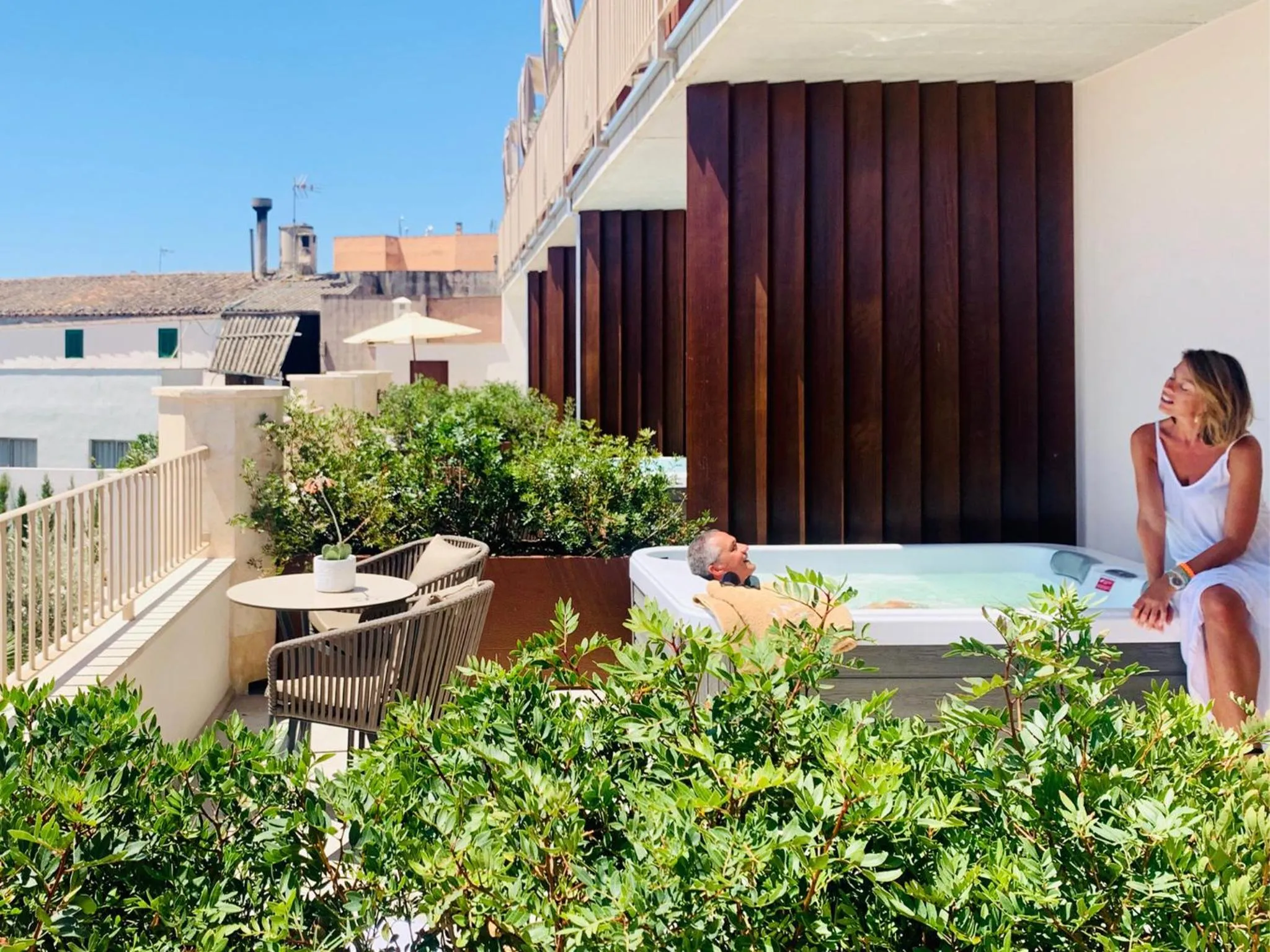Balcony/Terrace in Ynaira hotel & Spa