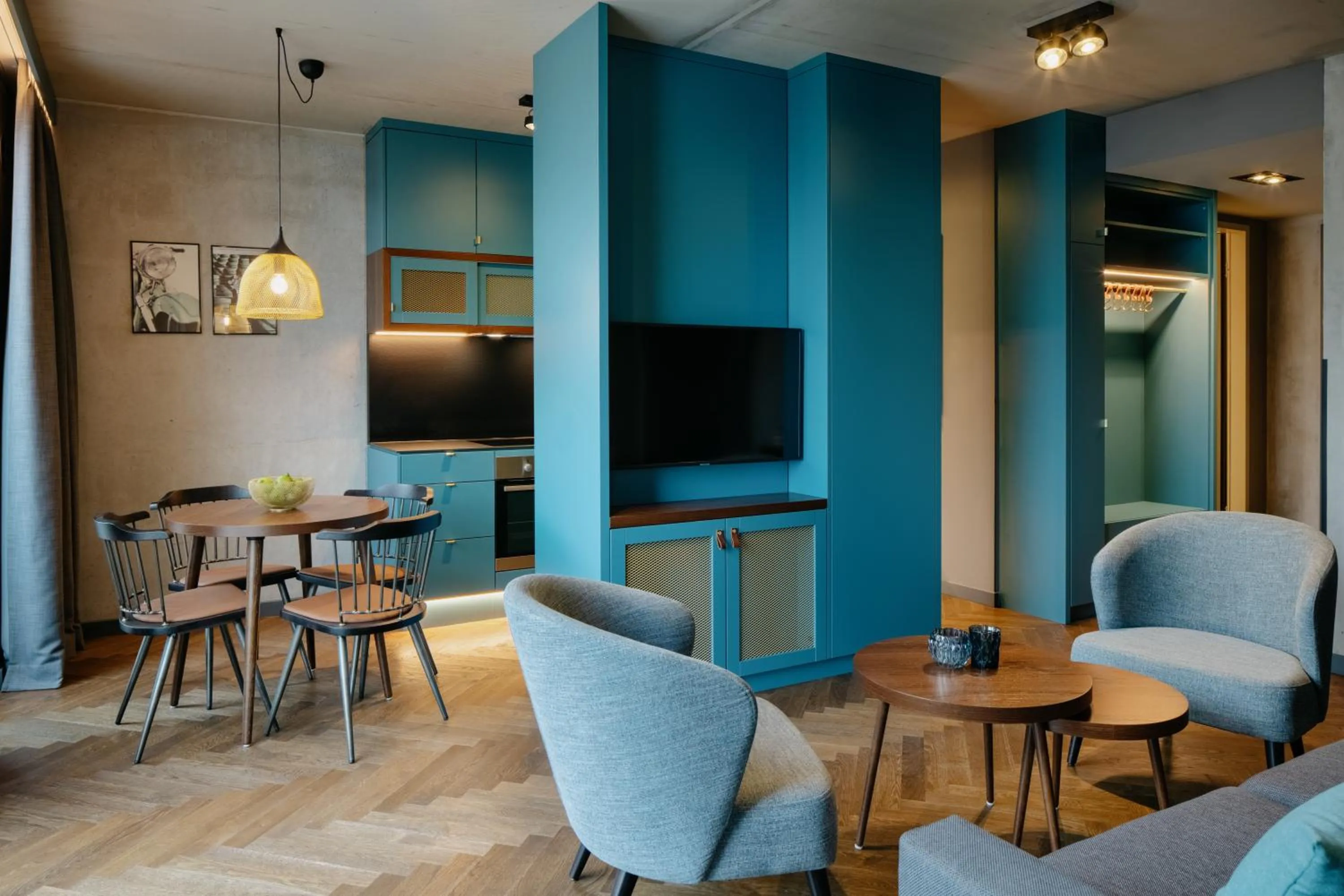 Living room in Downtown Apartments Mitte-Wedding