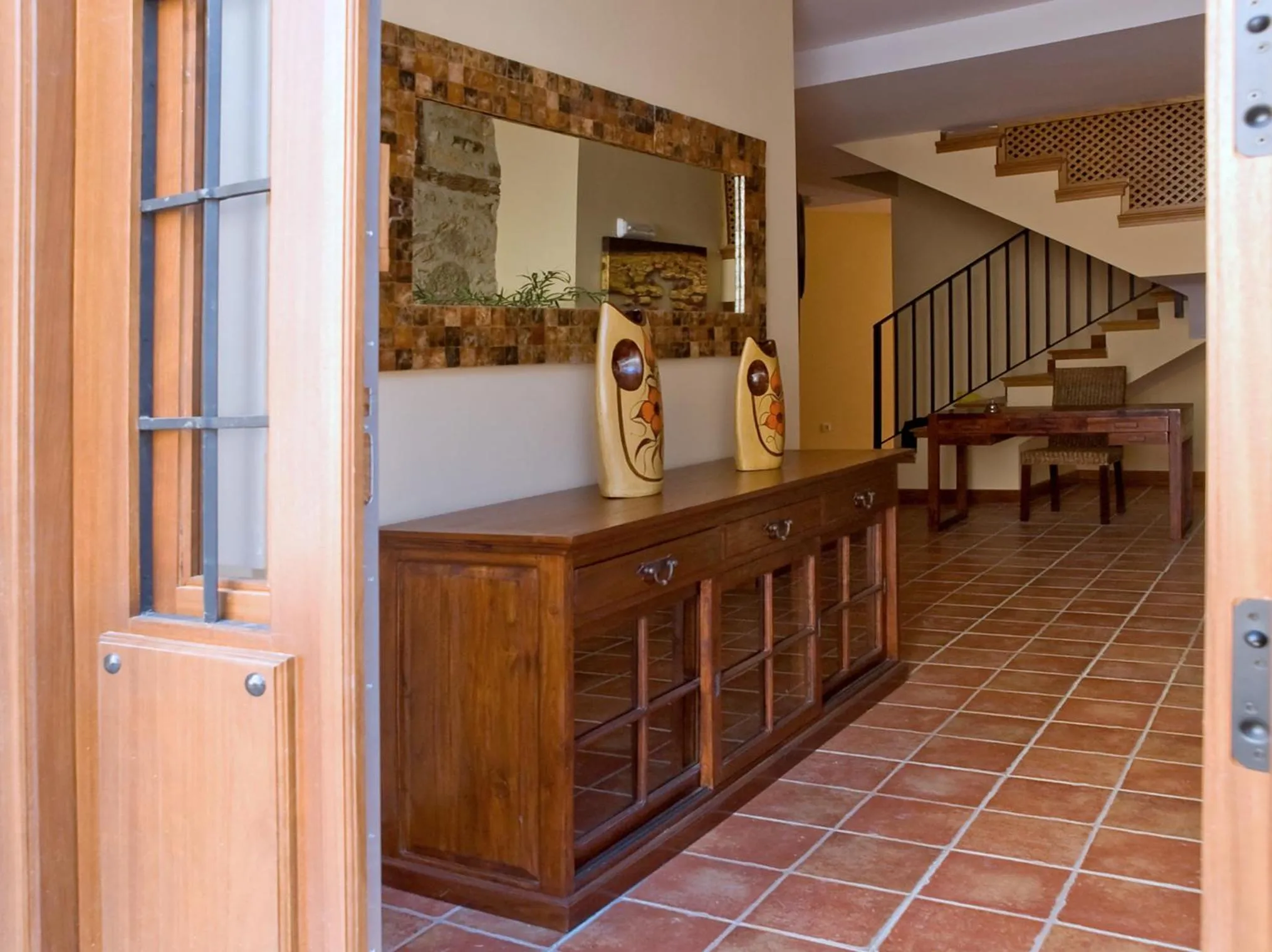 Lobby or reception in Apartamentos Rurales La Vera