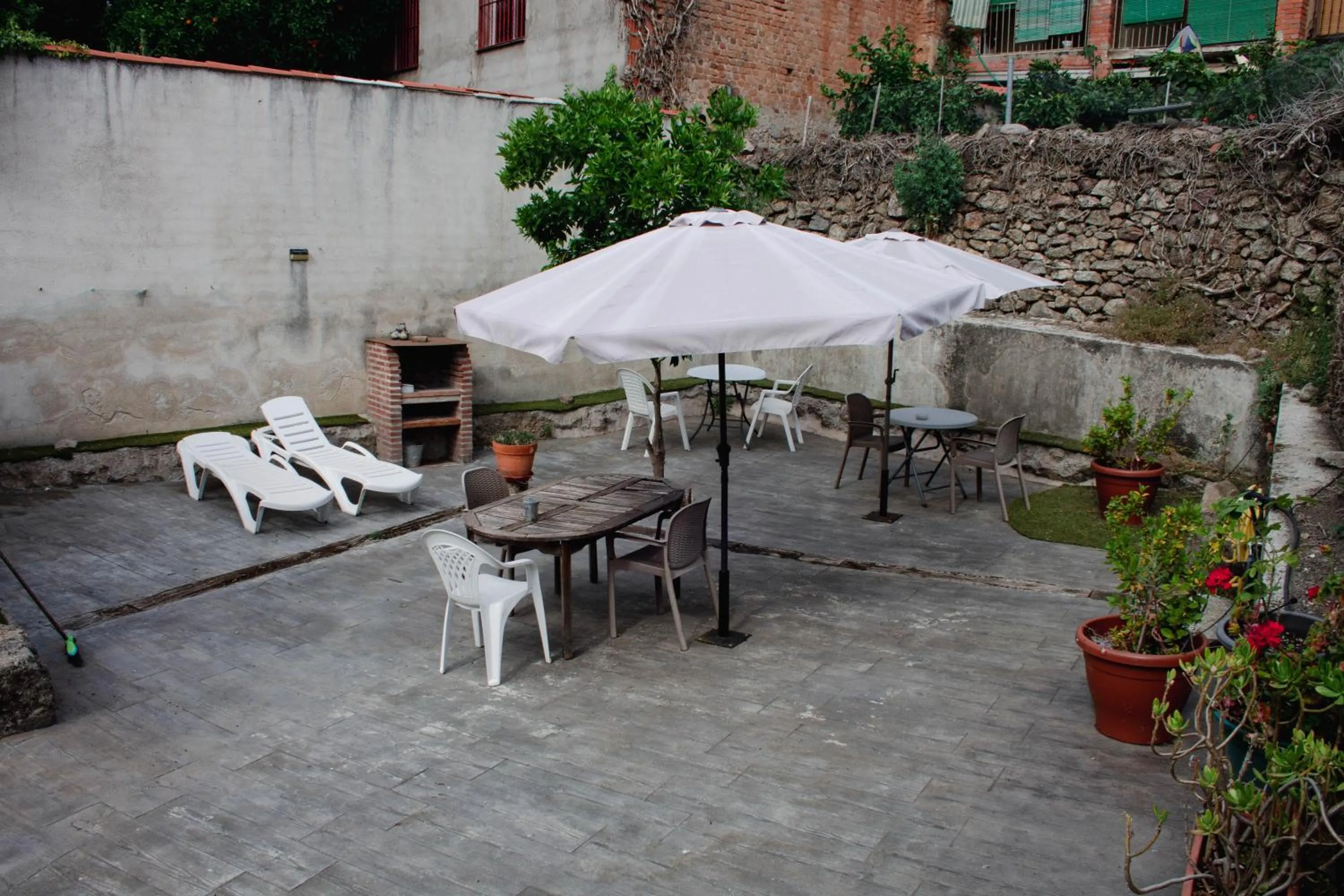 Patio in Apartamentos Rurales La Vera