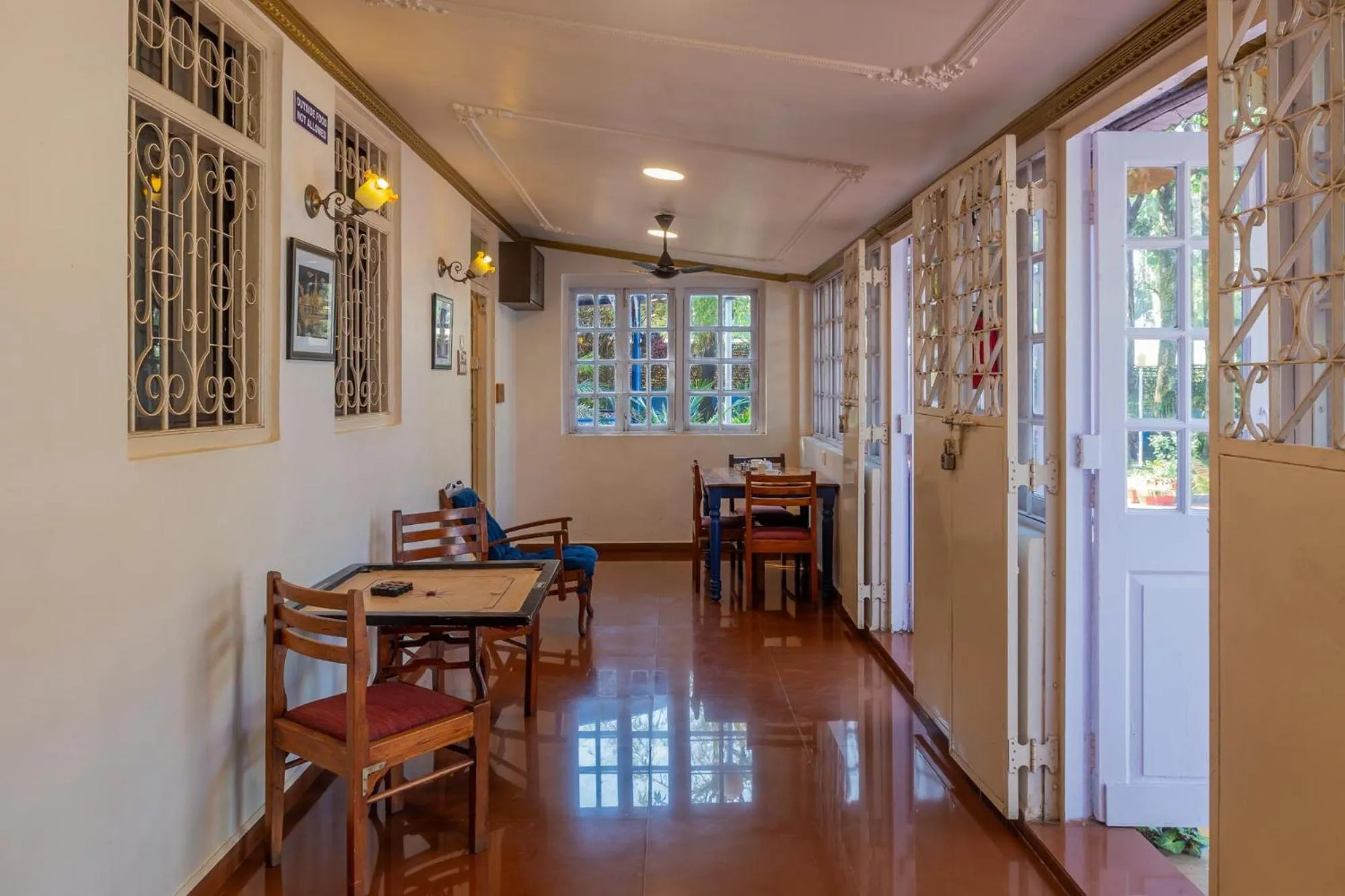 Seating area in IL Palazzo Villas