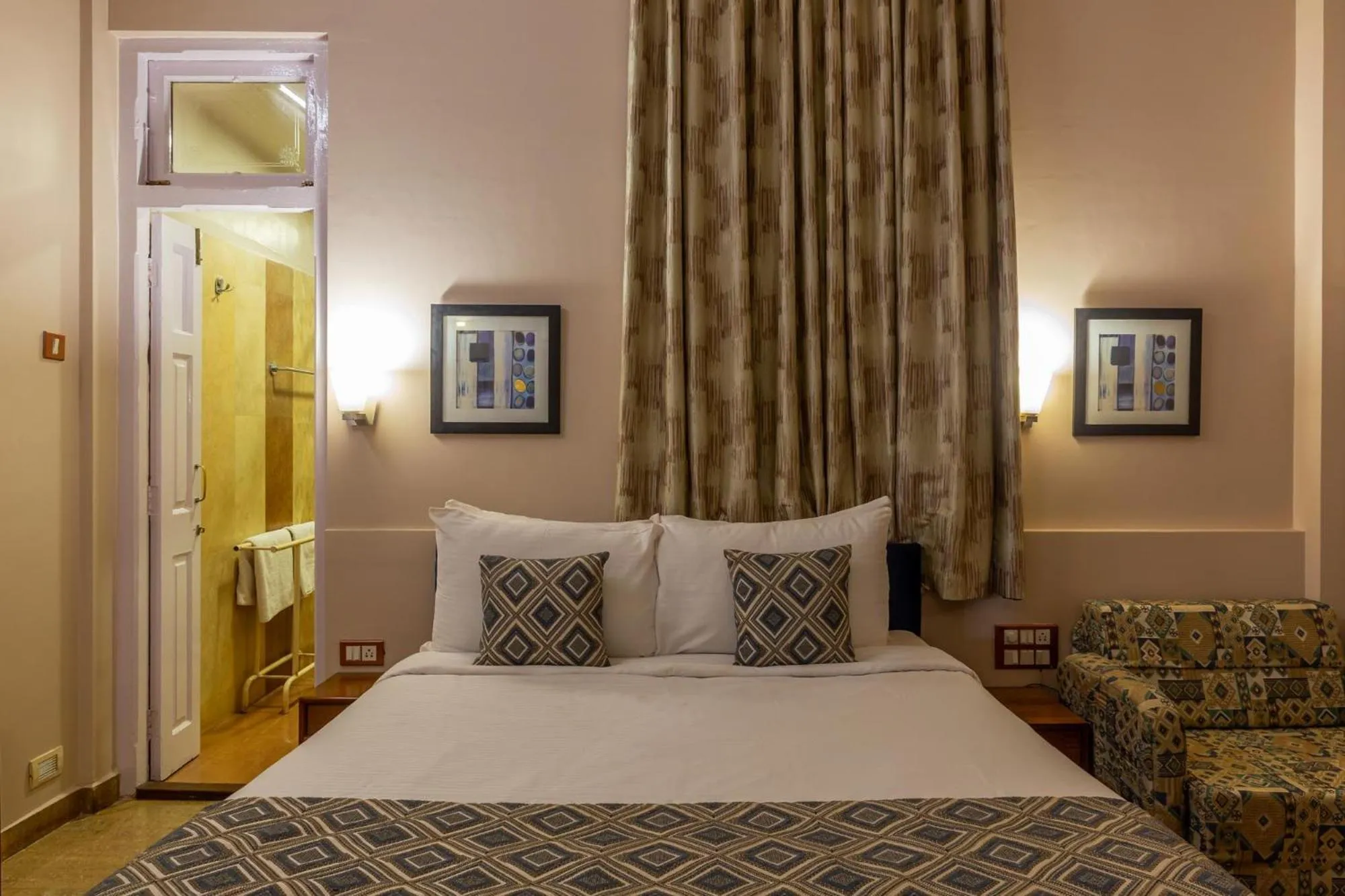 Bed in IL Palazzo Villas