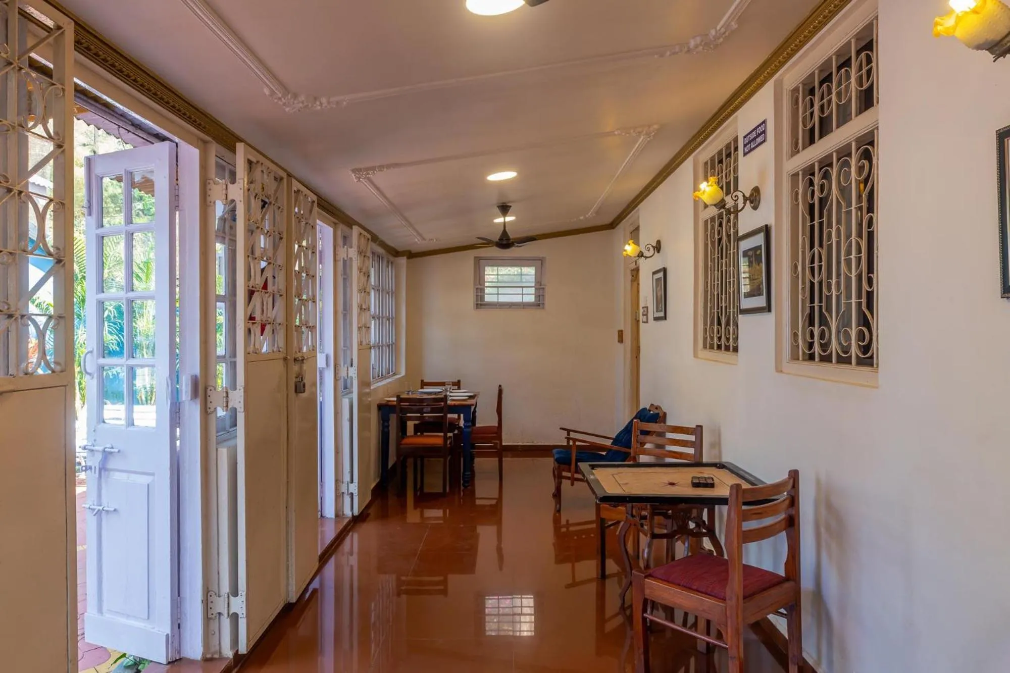 Seating area in IL Palazzo Villas
