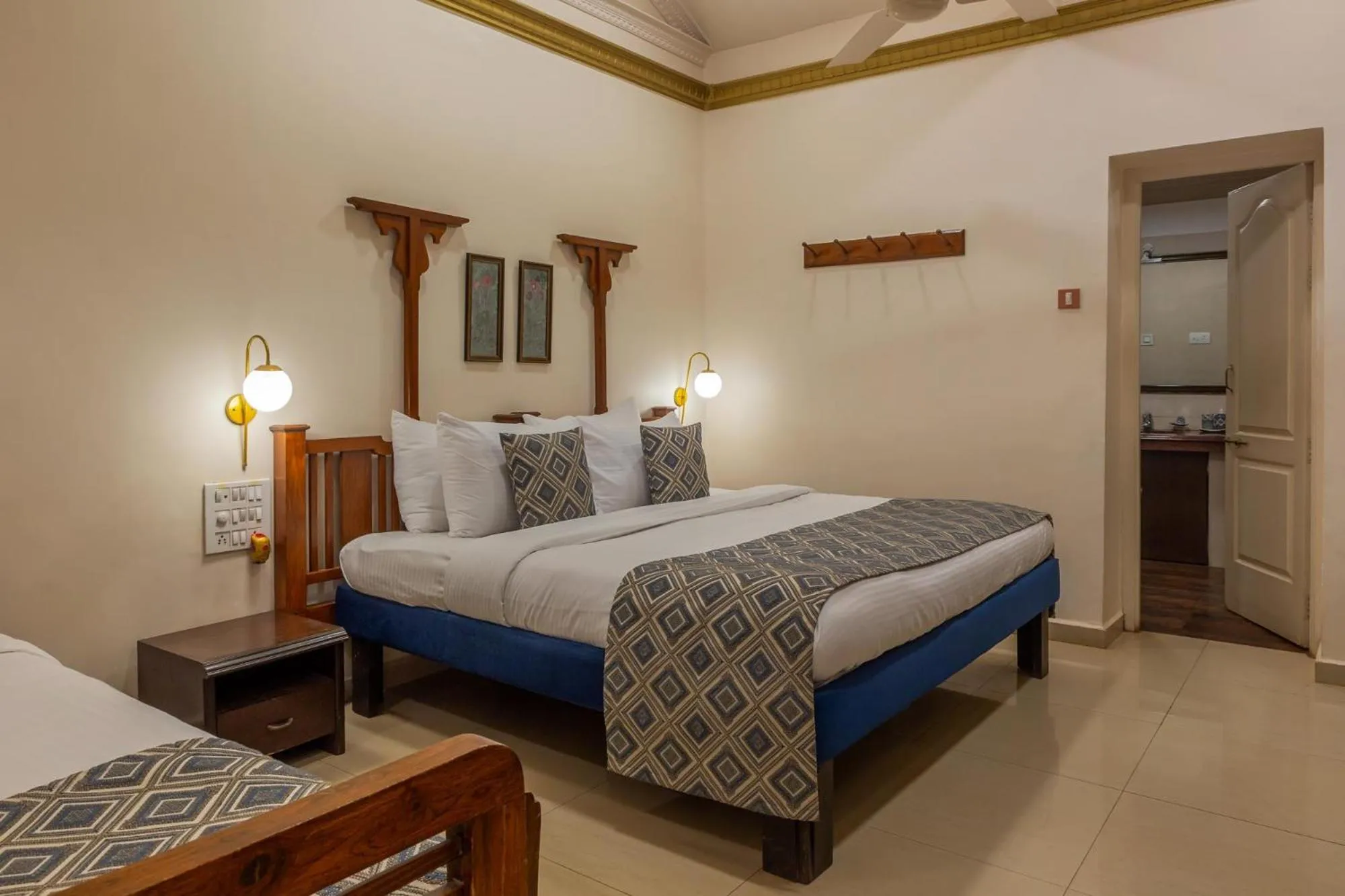 Bedroom, Bed in IL Palazzo Villas