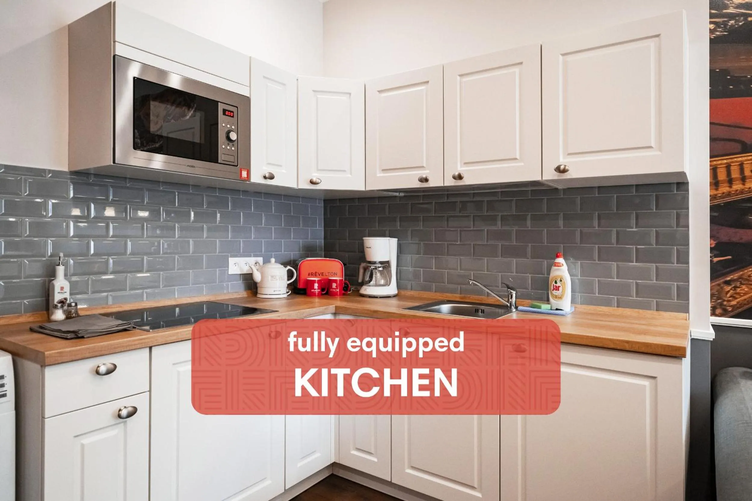 kitchen in Revelton Studios Marianske Lazne