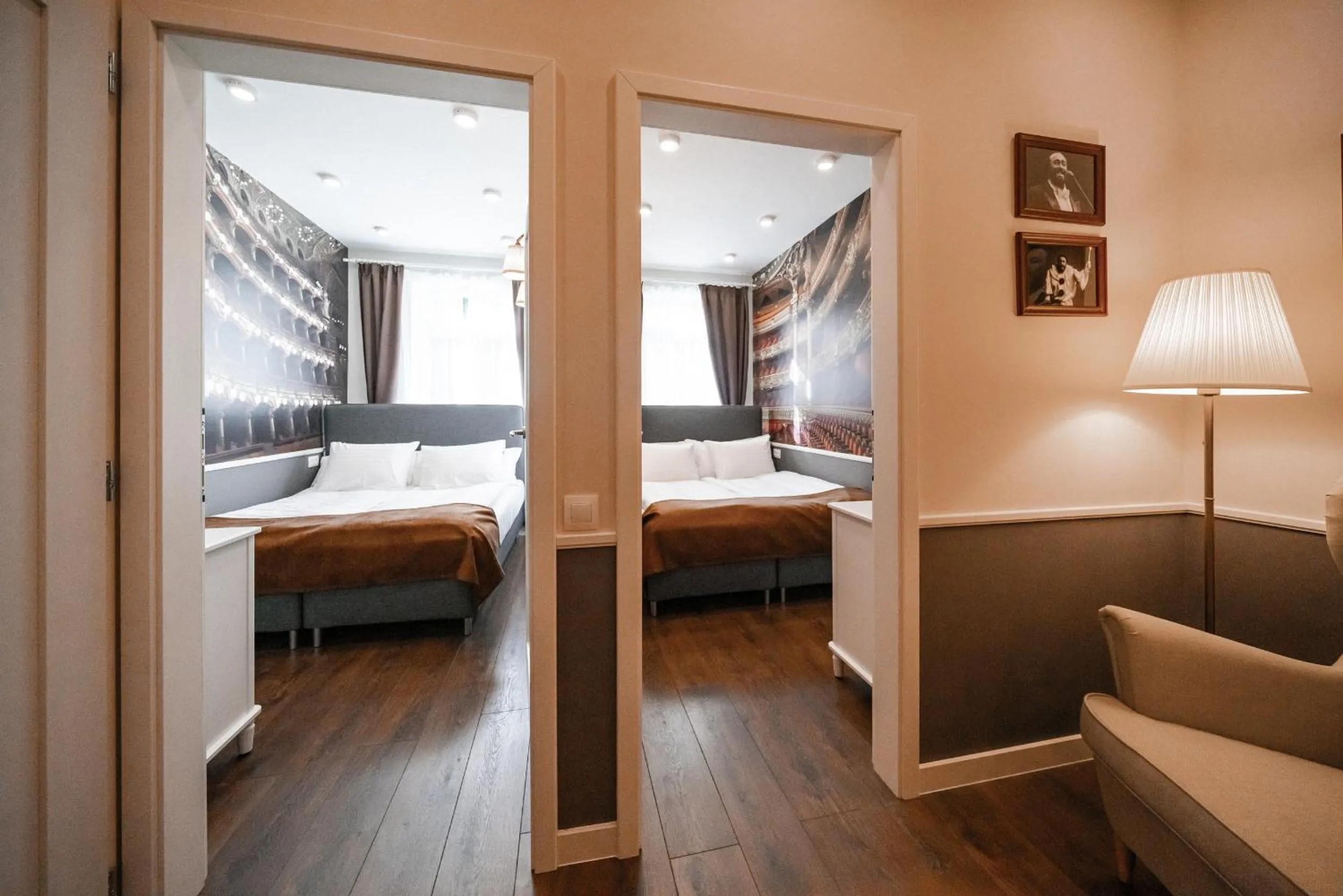 Bed in Revelton Studios Marianske Lazne