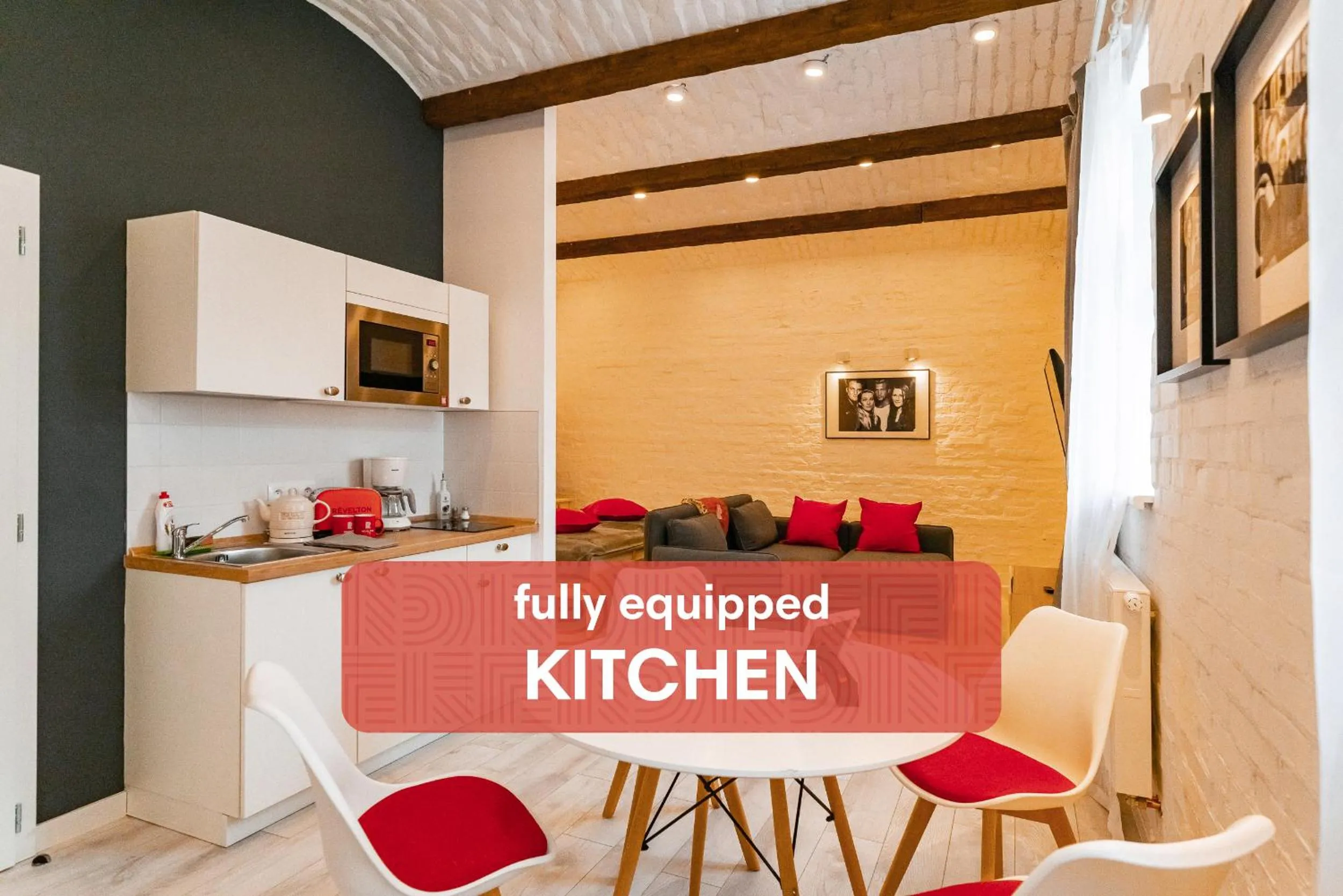 kitchen in Revelton Studios Marianske Lazne