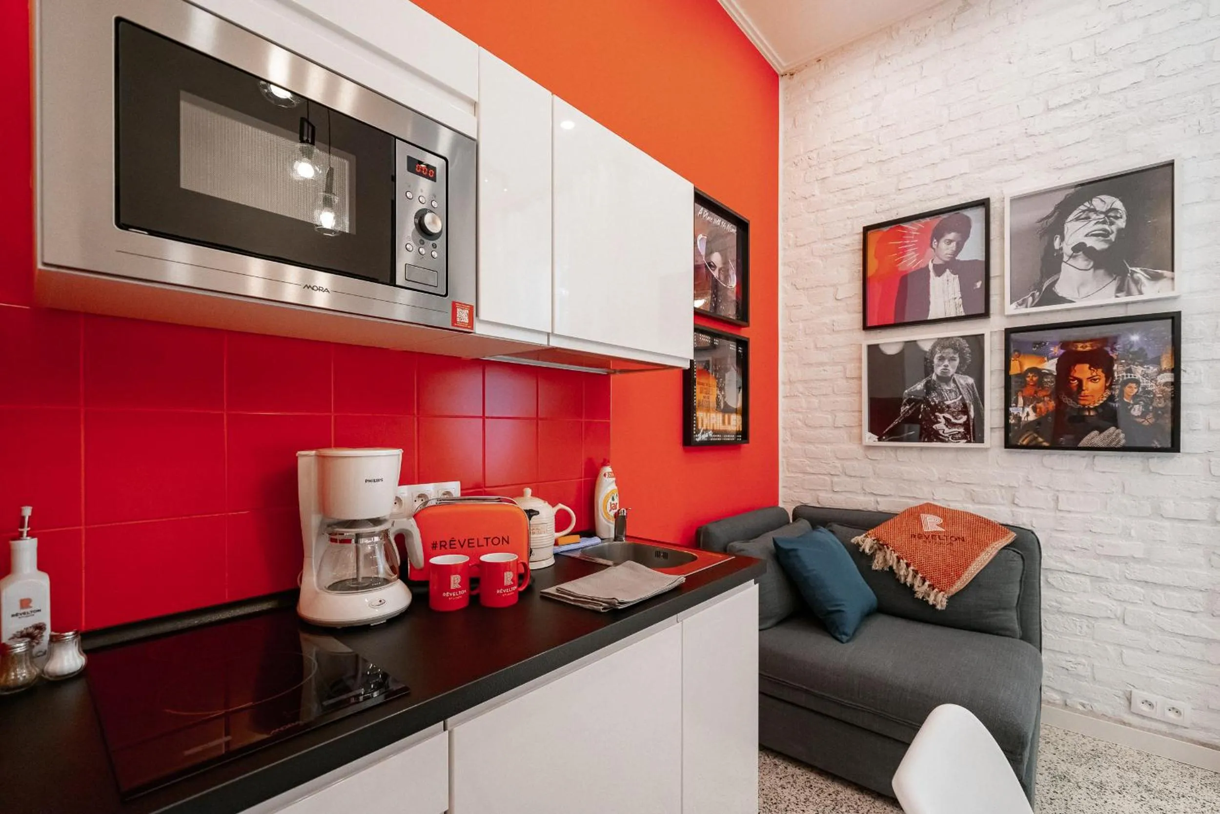 Kitchen or kitchenette in Revelton Studios Marianske Lazne