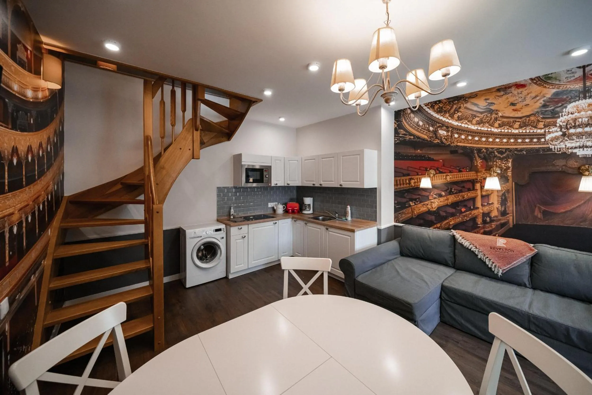 Kitchen or kitchenette in Revelton Studios Marianske Lazne