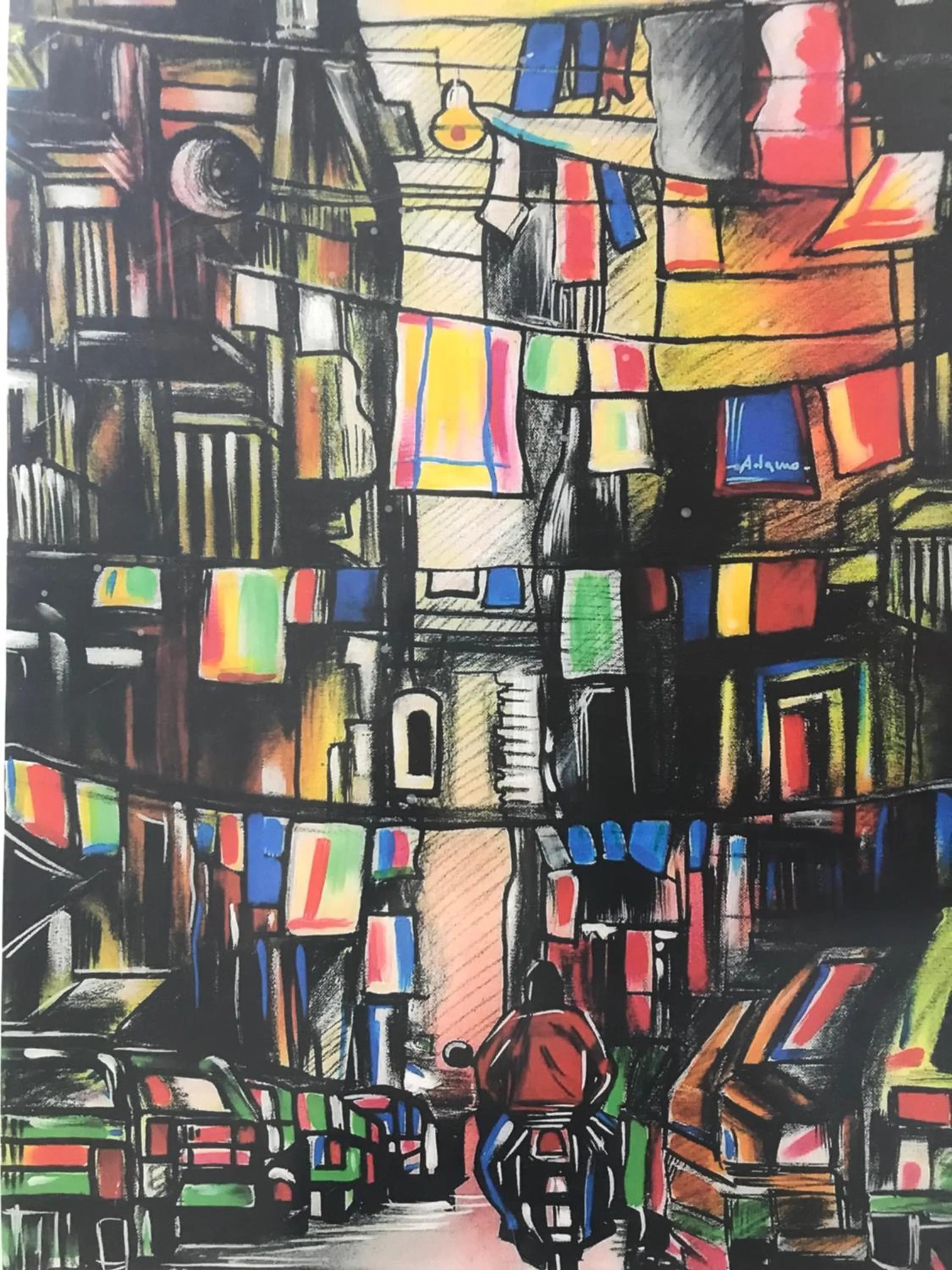 Decorative detail in La dimora di bronzo