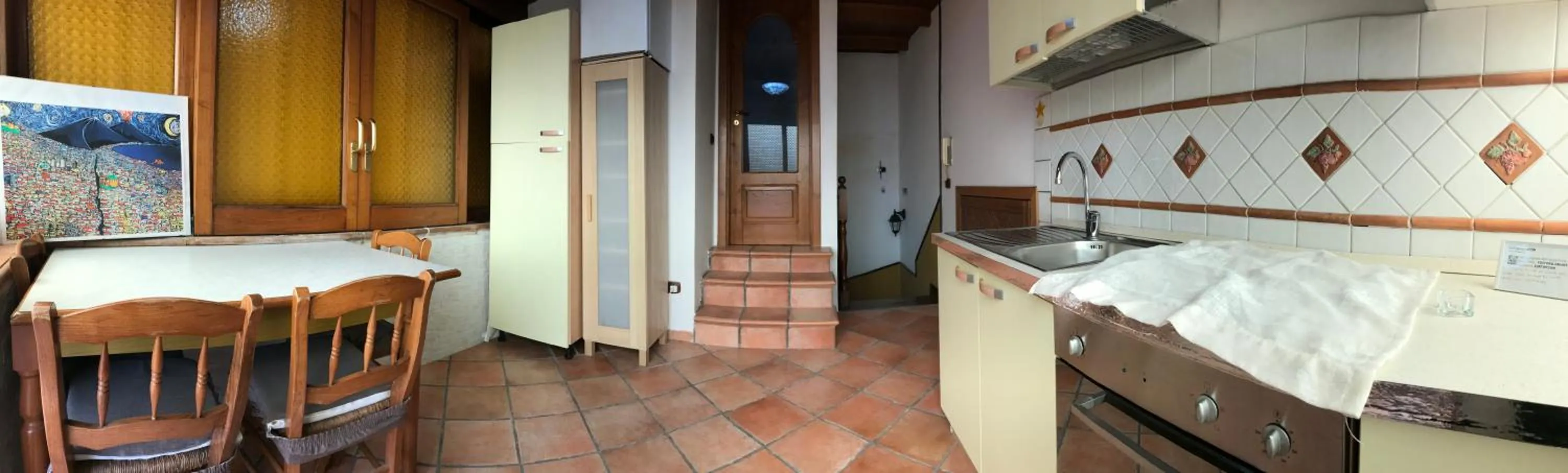 Kitchen or kitchenette in La dimora di bronzo