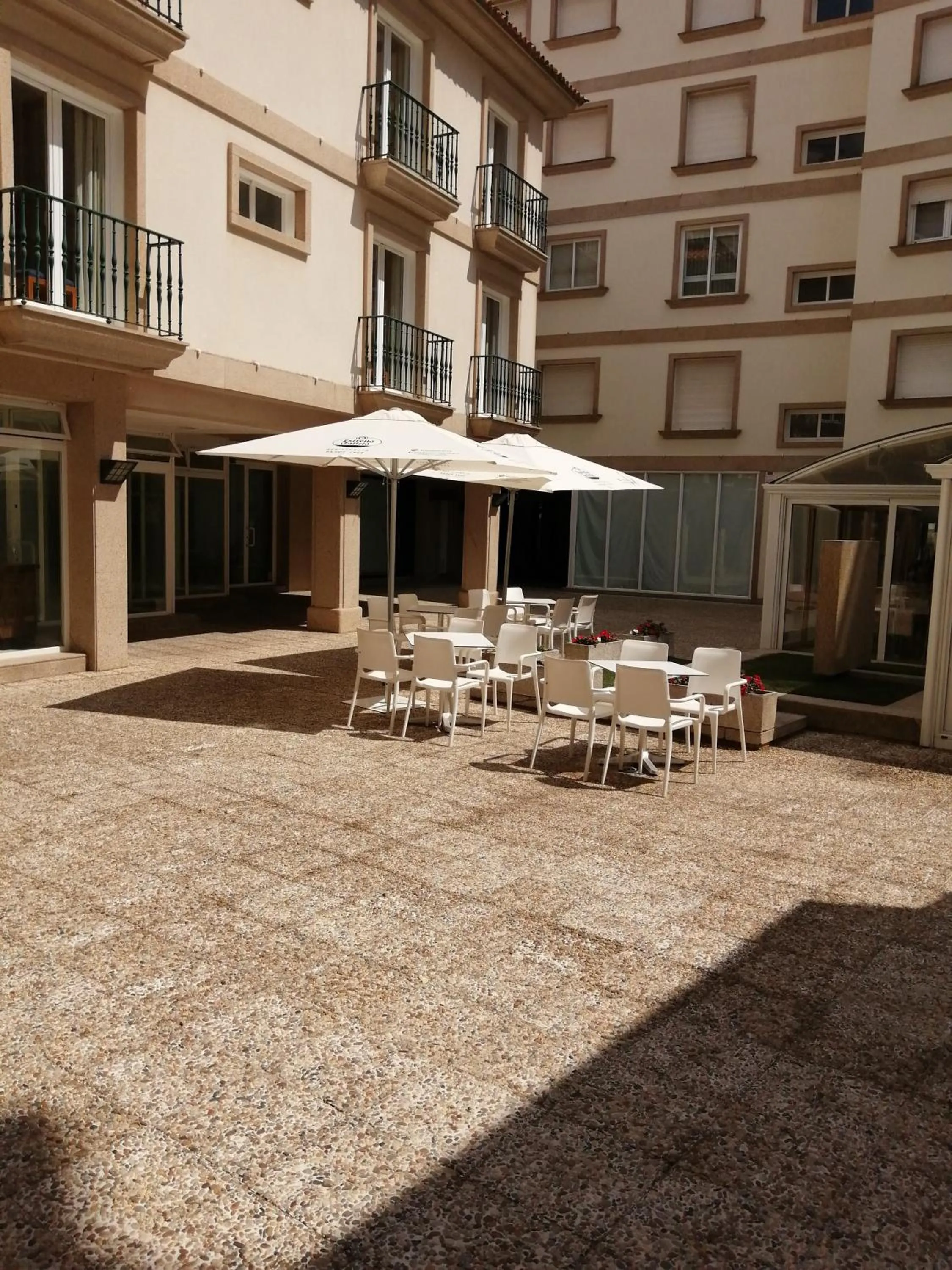 Patio in Hotel Marycielo