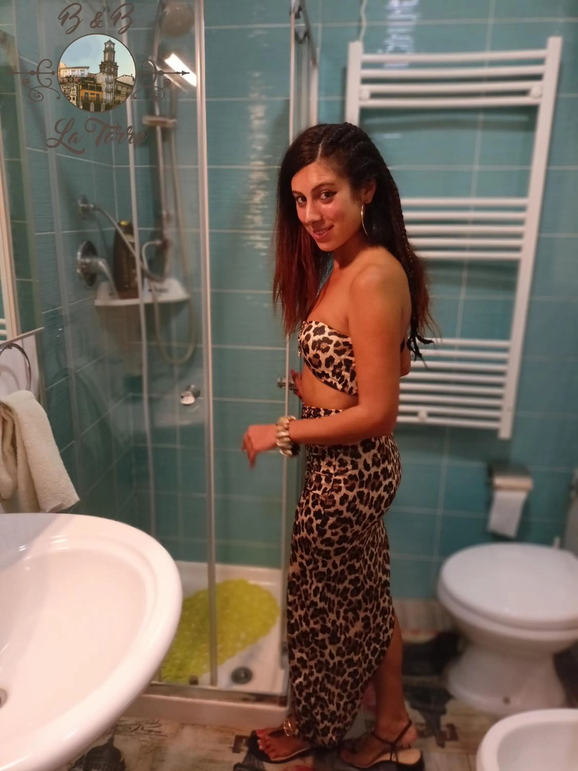 Shower in La Torre B&B