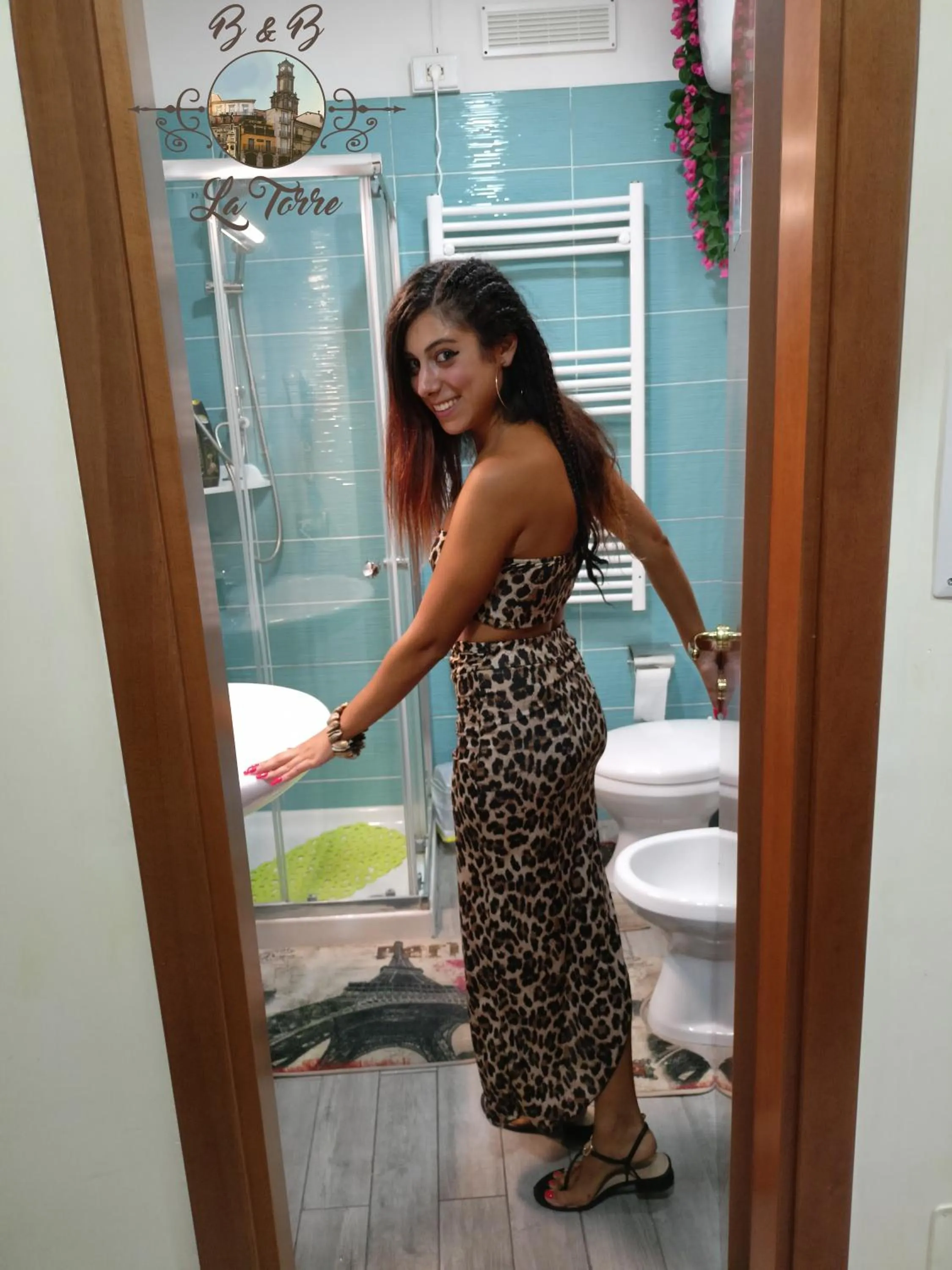 Shower in La Torre B&B