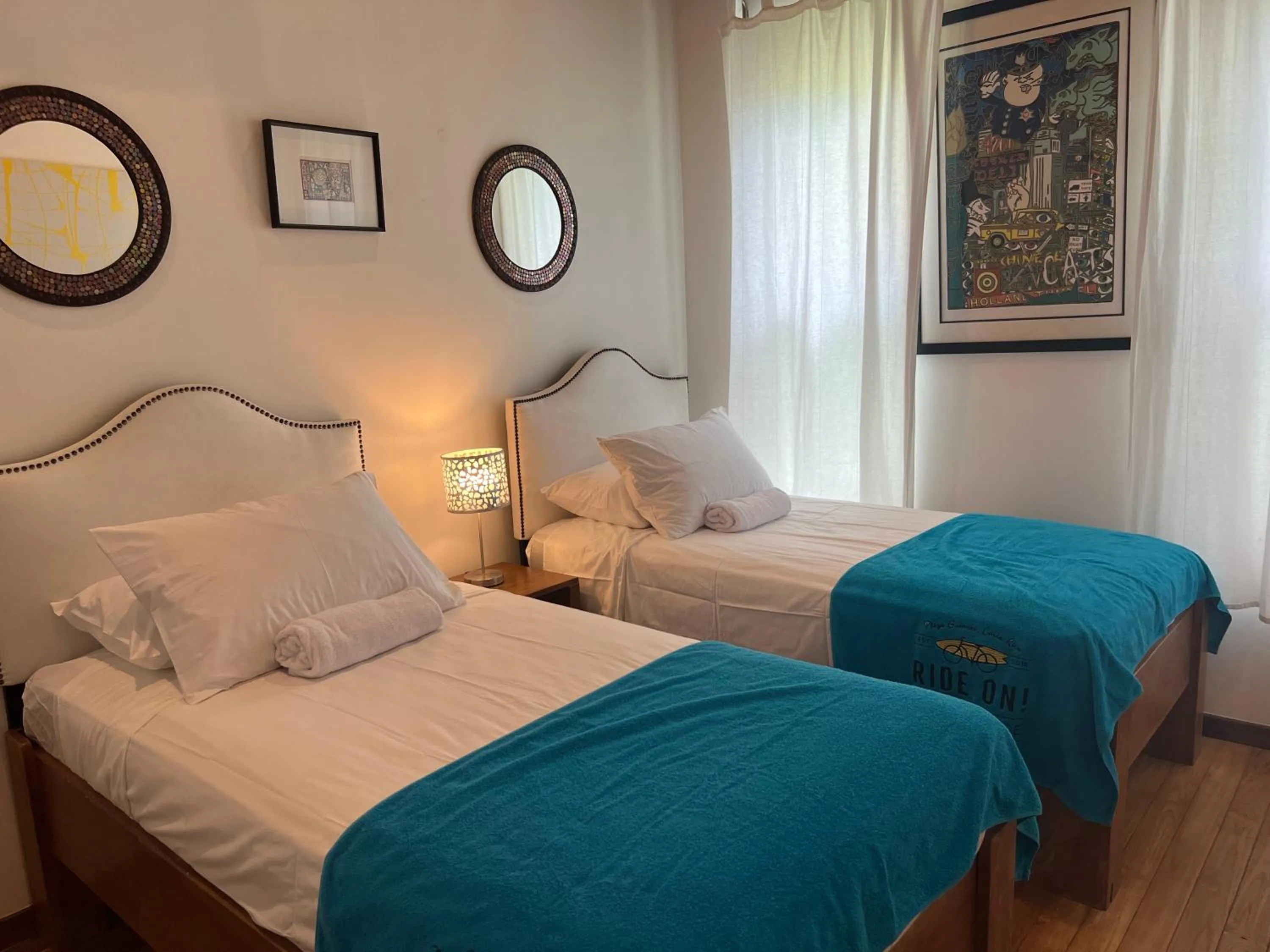 Bed in Ride On! Surf Hotel