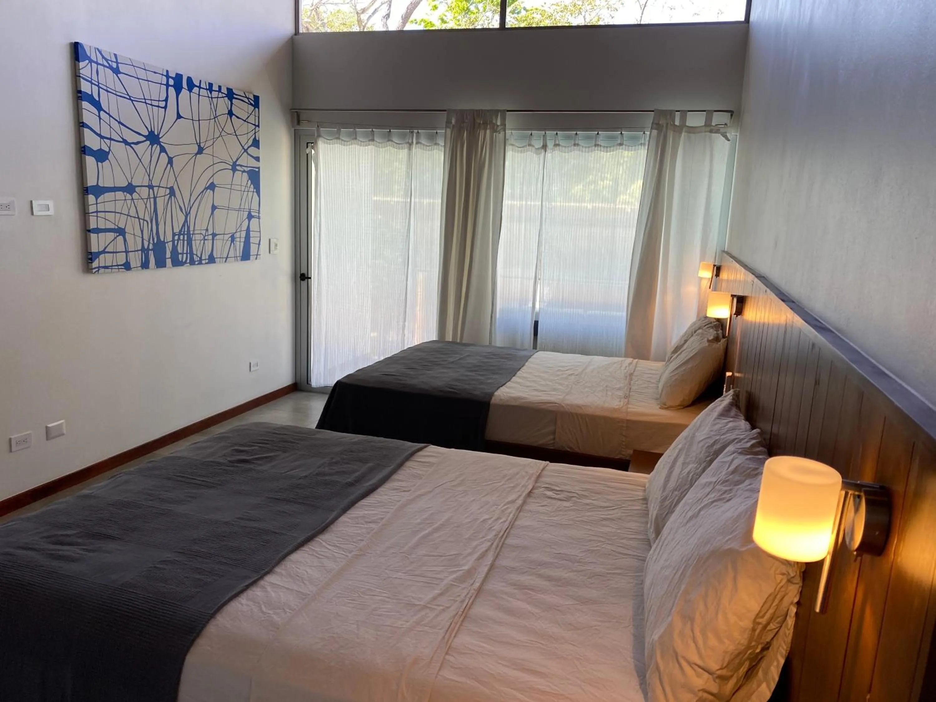 Bed in Ride On! Surf Hotel