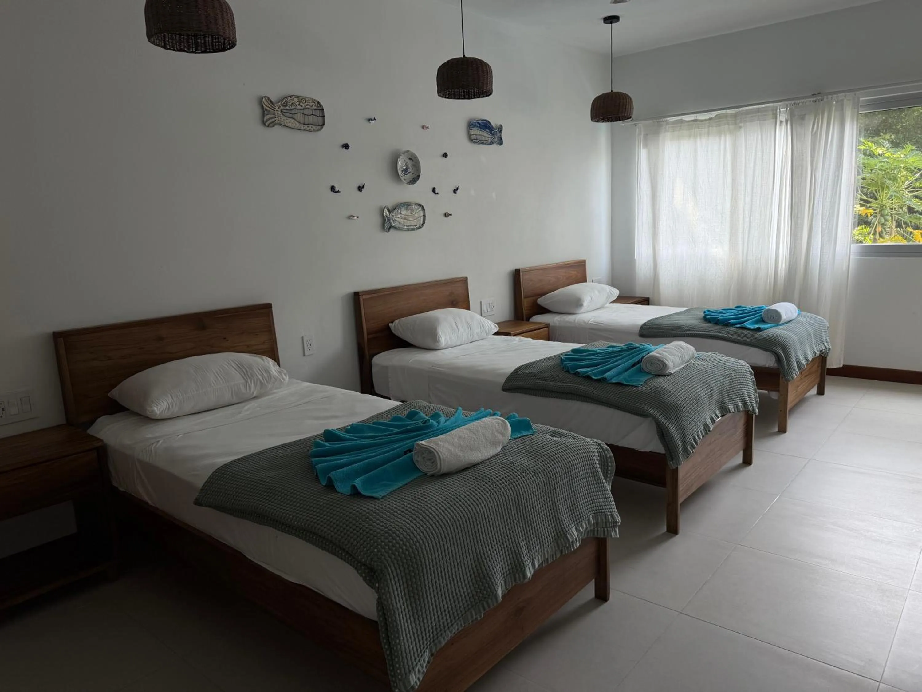 Bed in Ride On! Surf Hotel