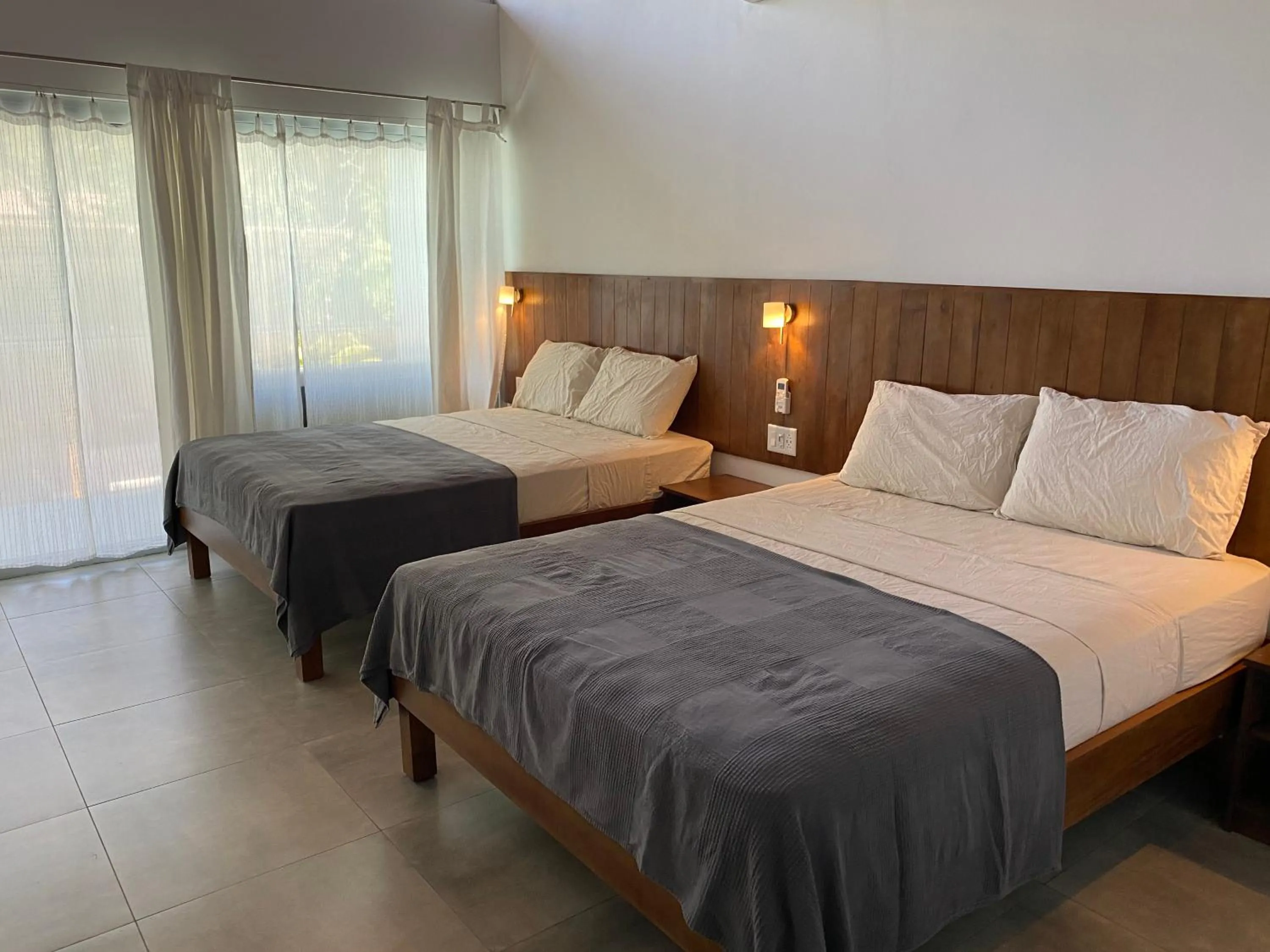 Bed in Ride On! Surf Hotel