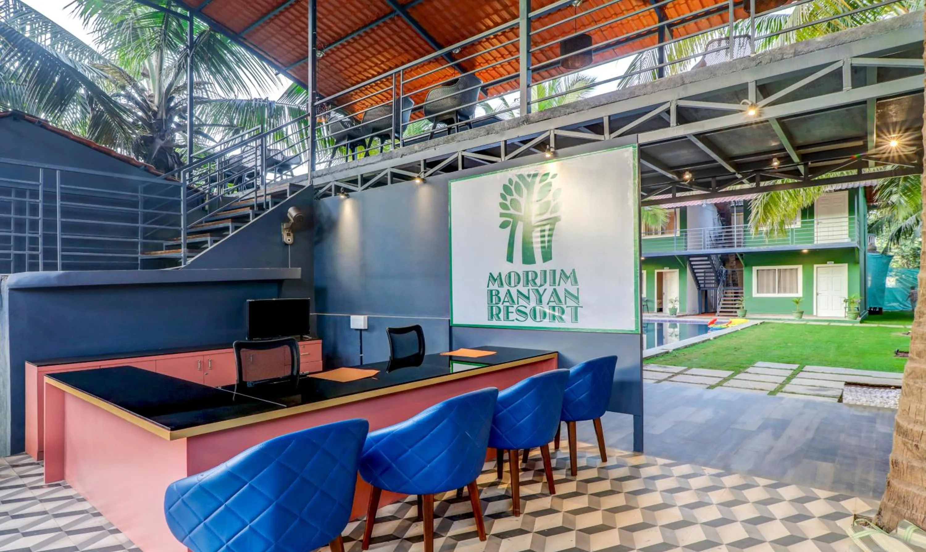 Lobby or reception in Treebo Morjim Banyan Resort