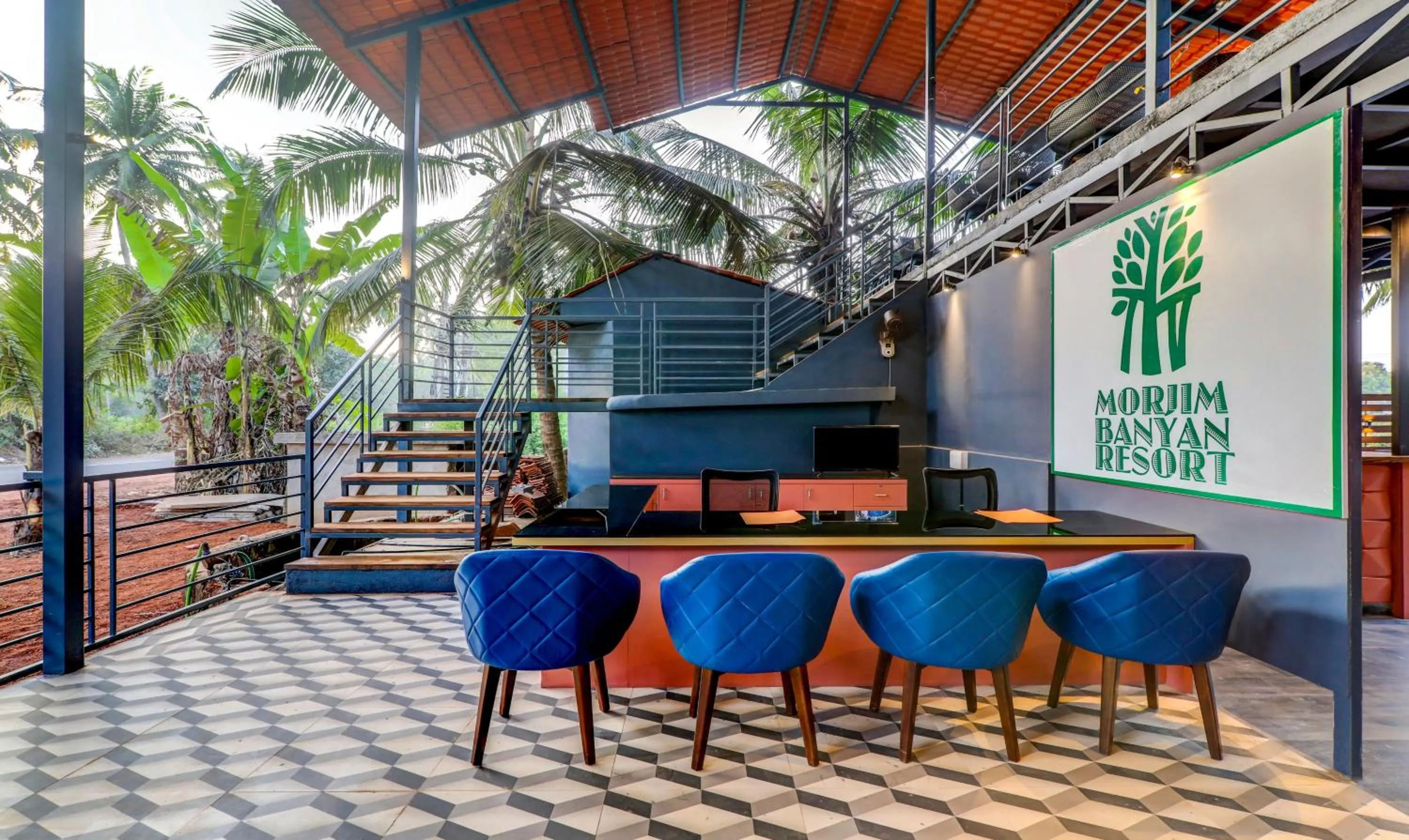 Lobby or reception in Treebo Morjim Banyan Resort