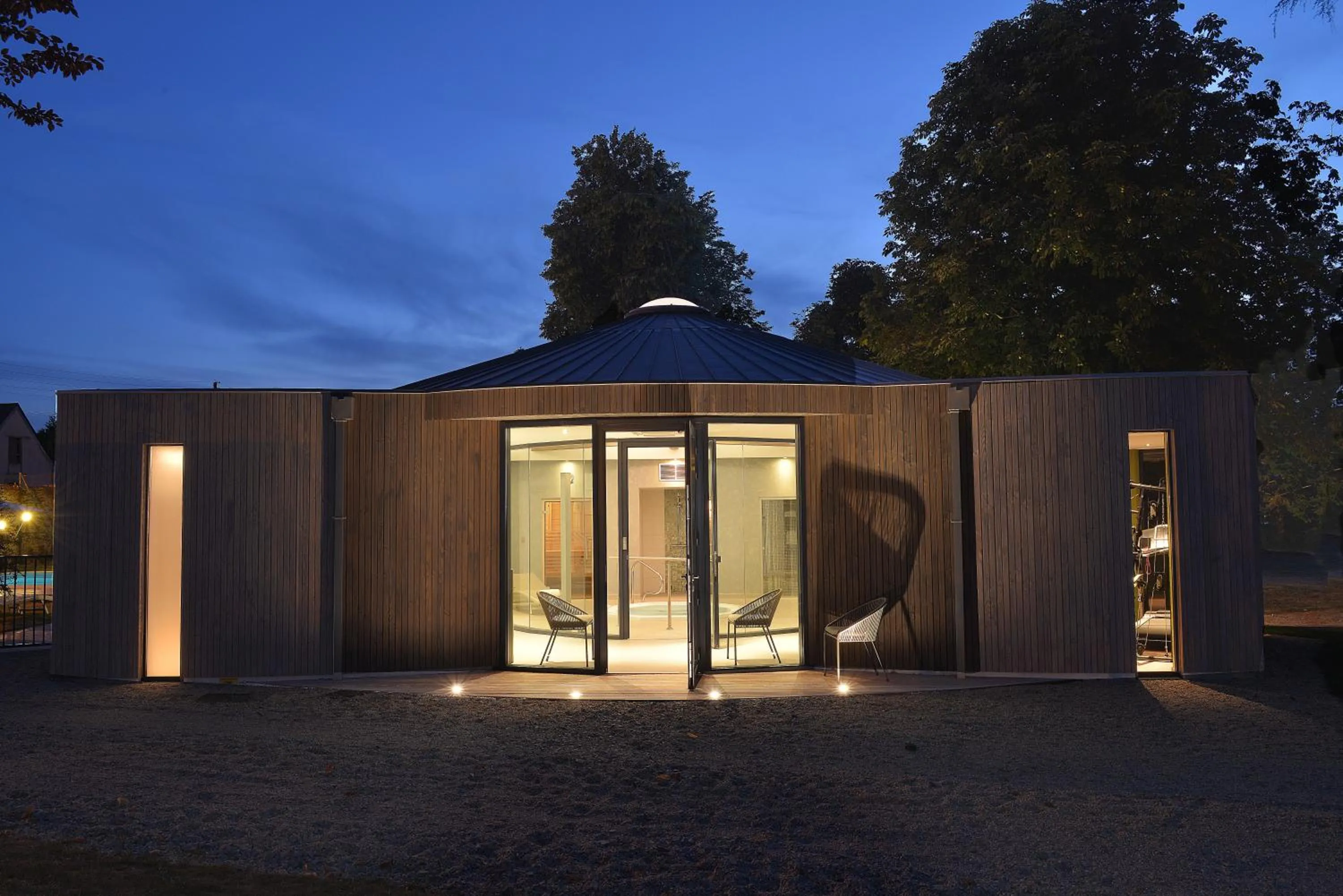 Hot Tub in Logis Le Parc Hotel & Spa