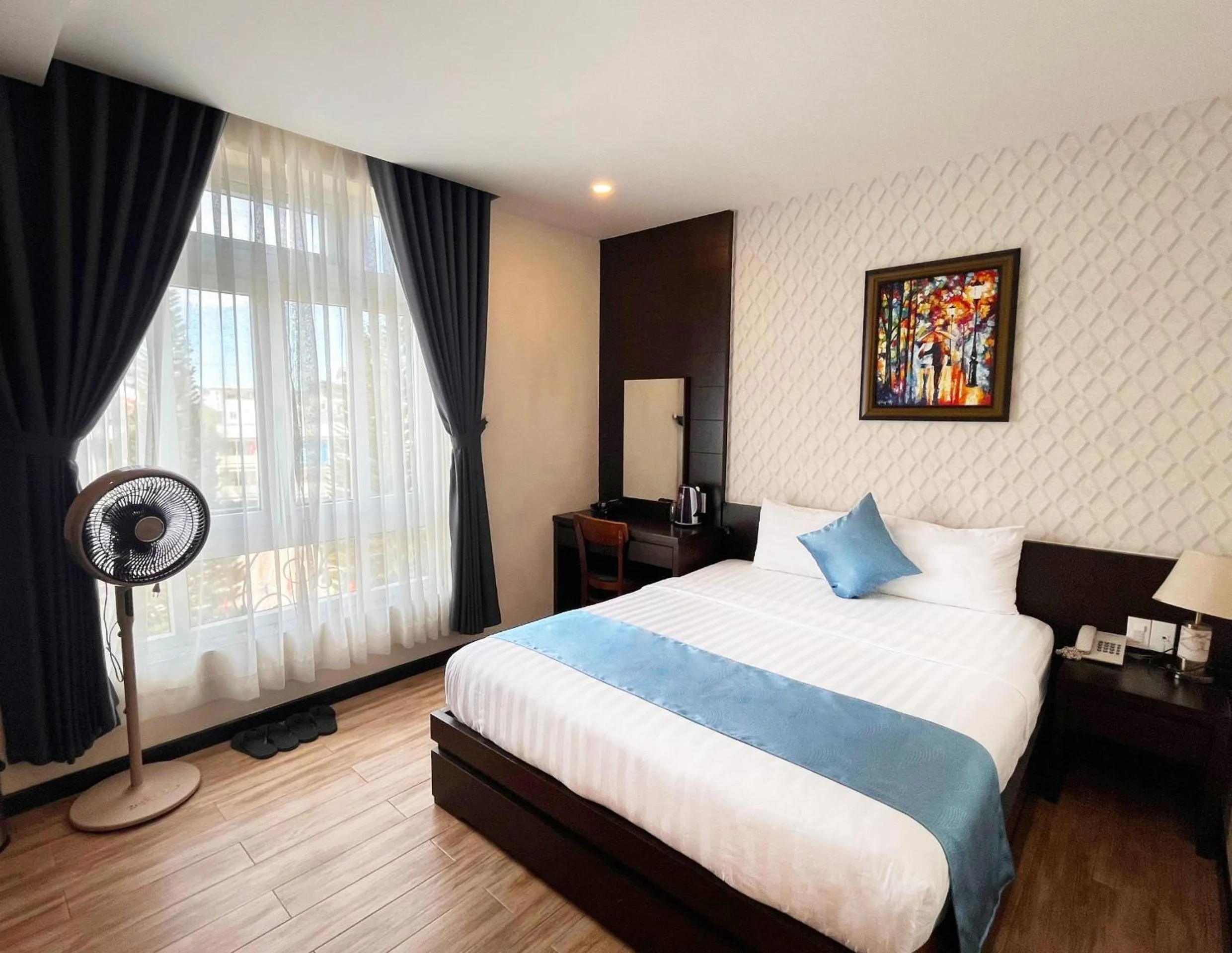 View (from property/room), Bed in Thien Ly Hotel - Da Lat Center