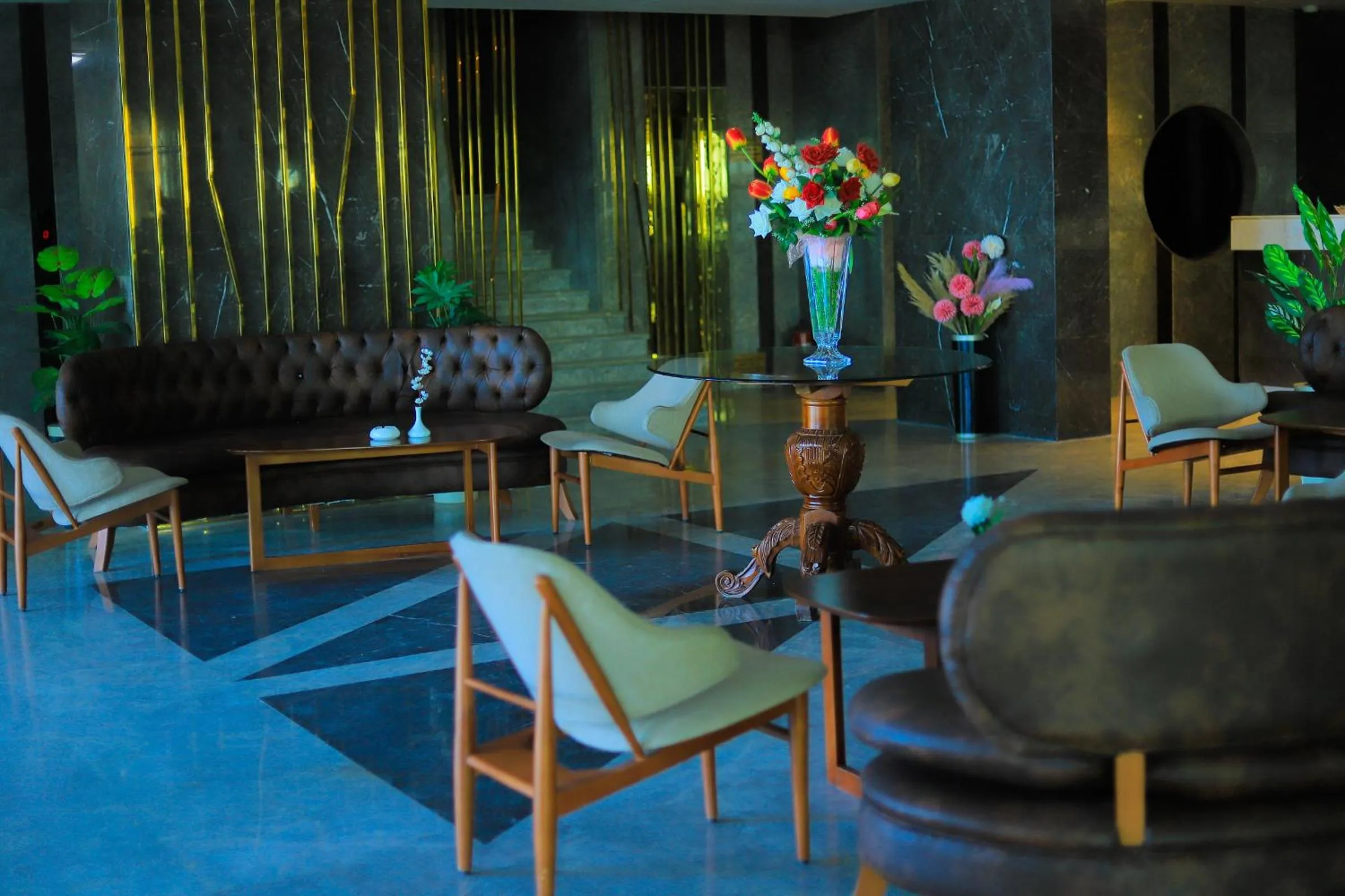 Seating area in Delmar Hotel Matrouh