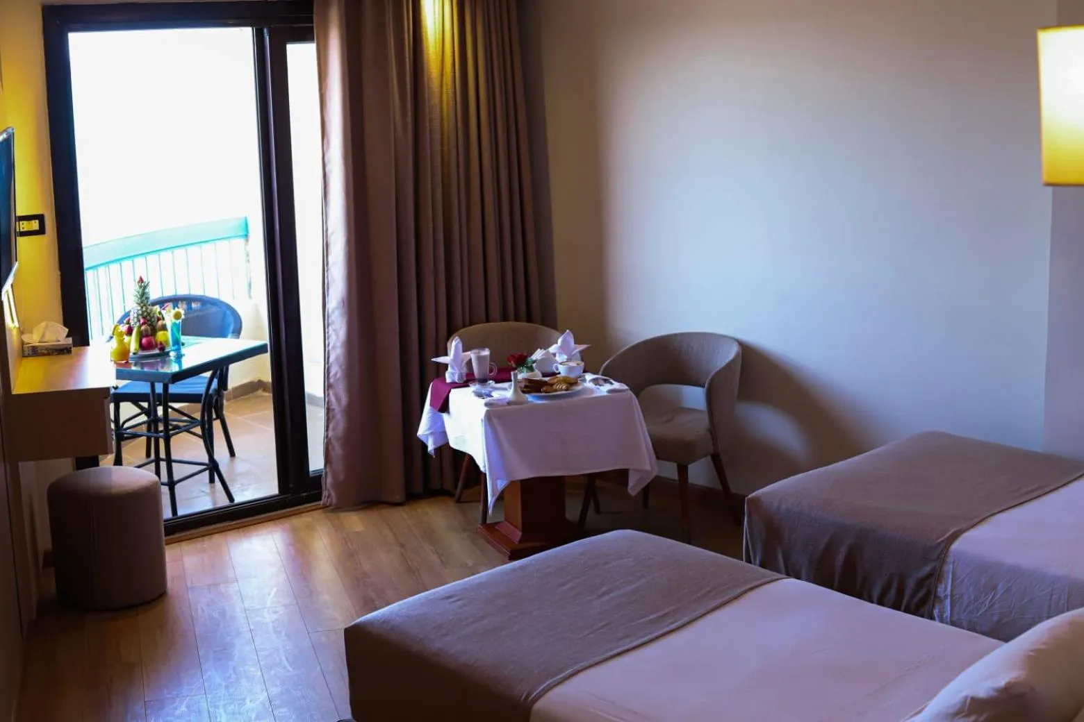 Bed in Delmar Hotel Matrouh