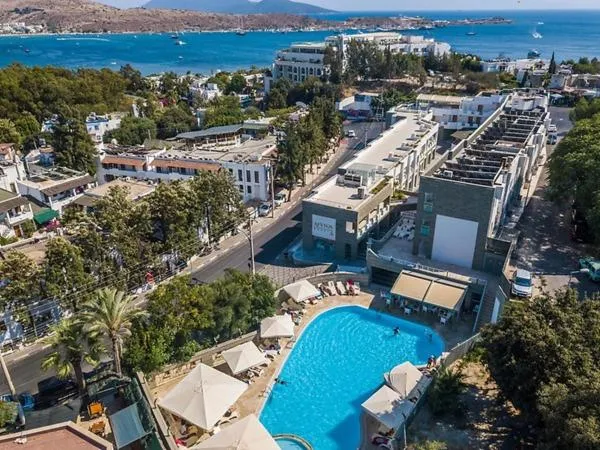 Bird's eye view in Afytos Bodrum City