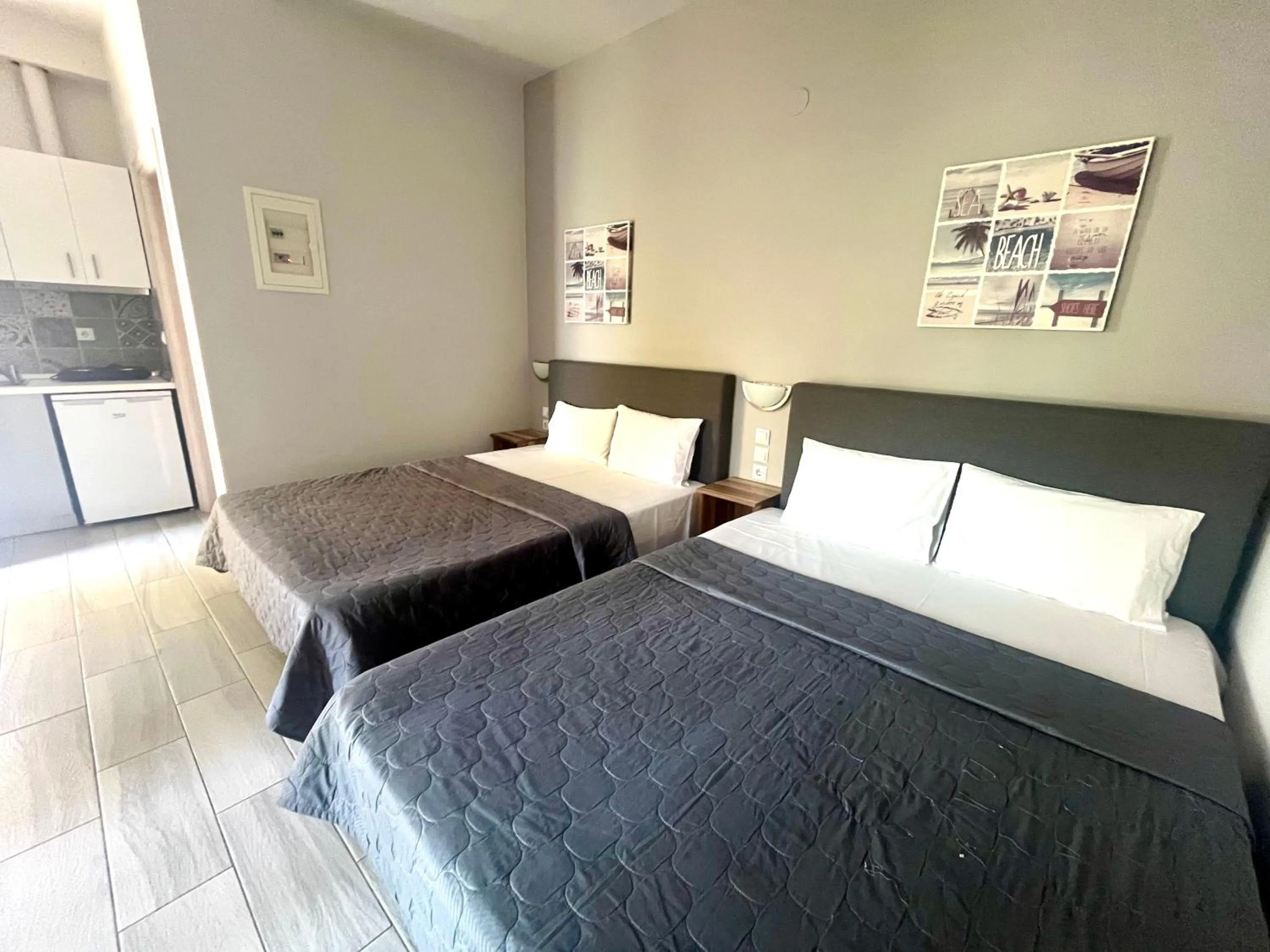Bed in Soso studios & apartments