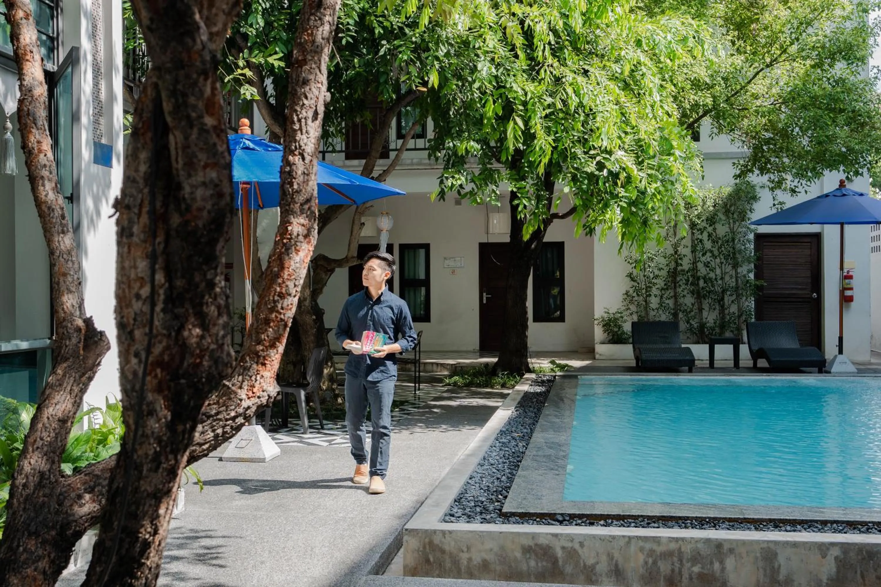 Swimming pool in Paraiso Hotel Chiangmai