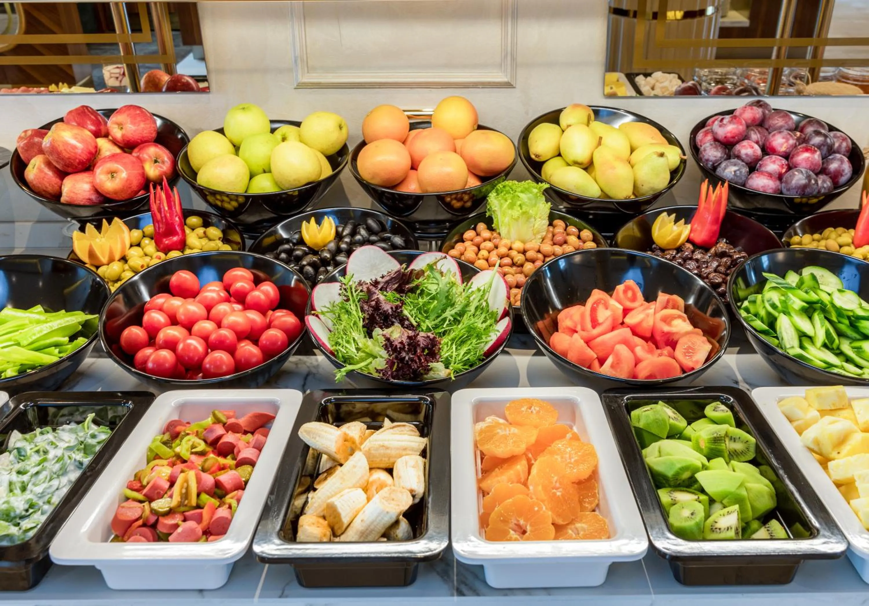 Buffet breakfast in Beethoven Senfoni Hotel