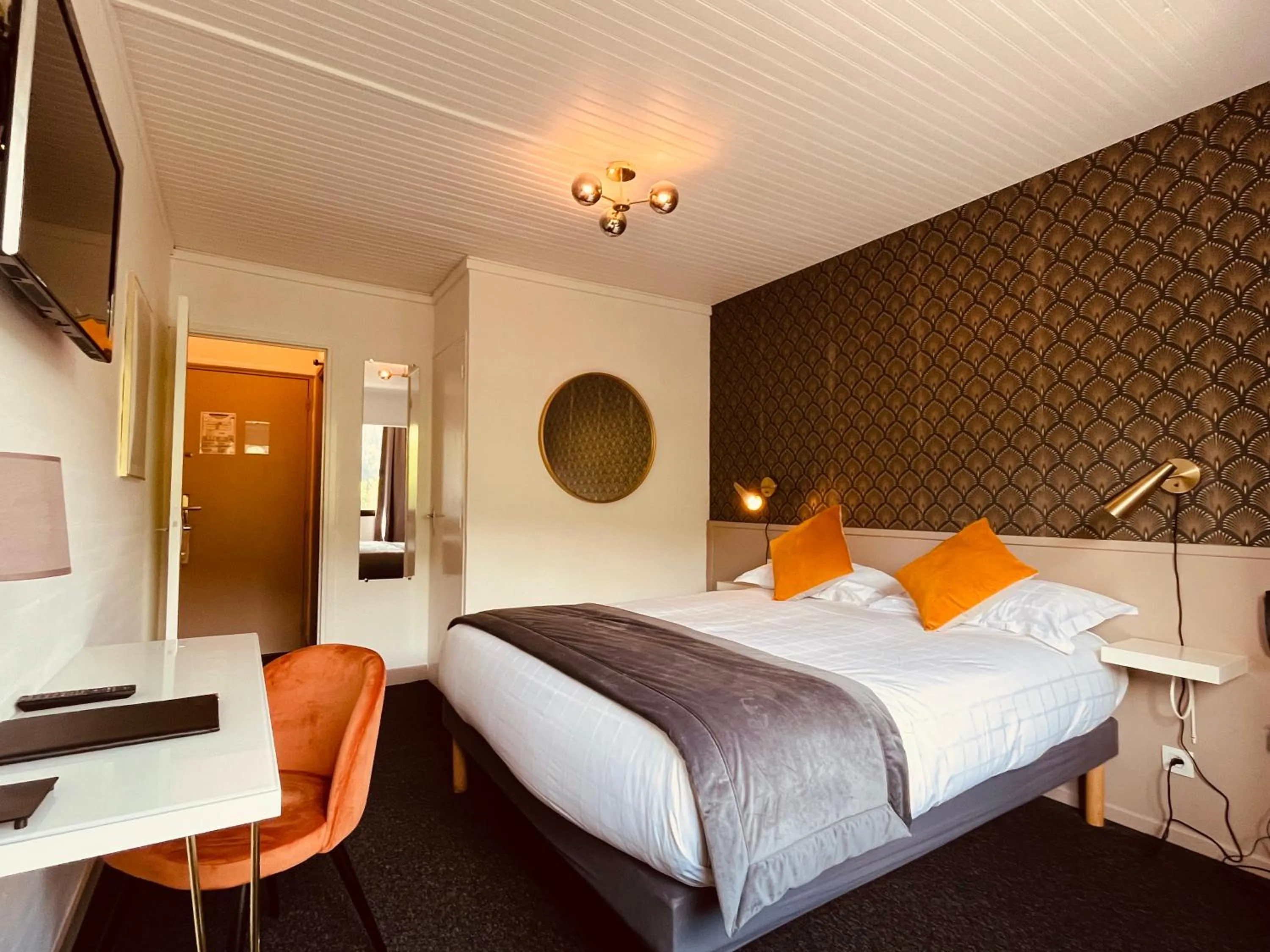 Bedroom, Bed in Hotel Le Panorama