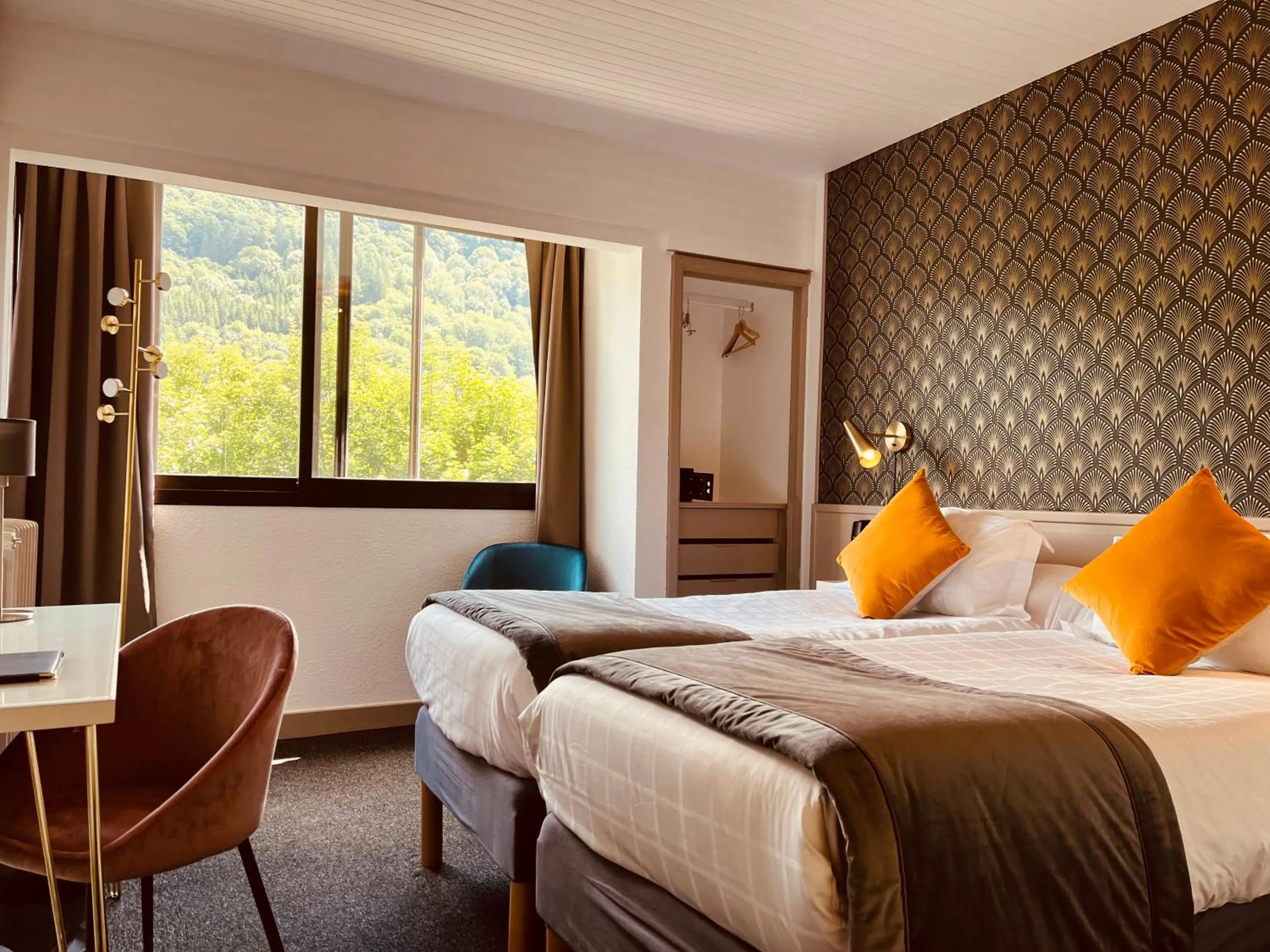 Bed in Hotel Le Panorama