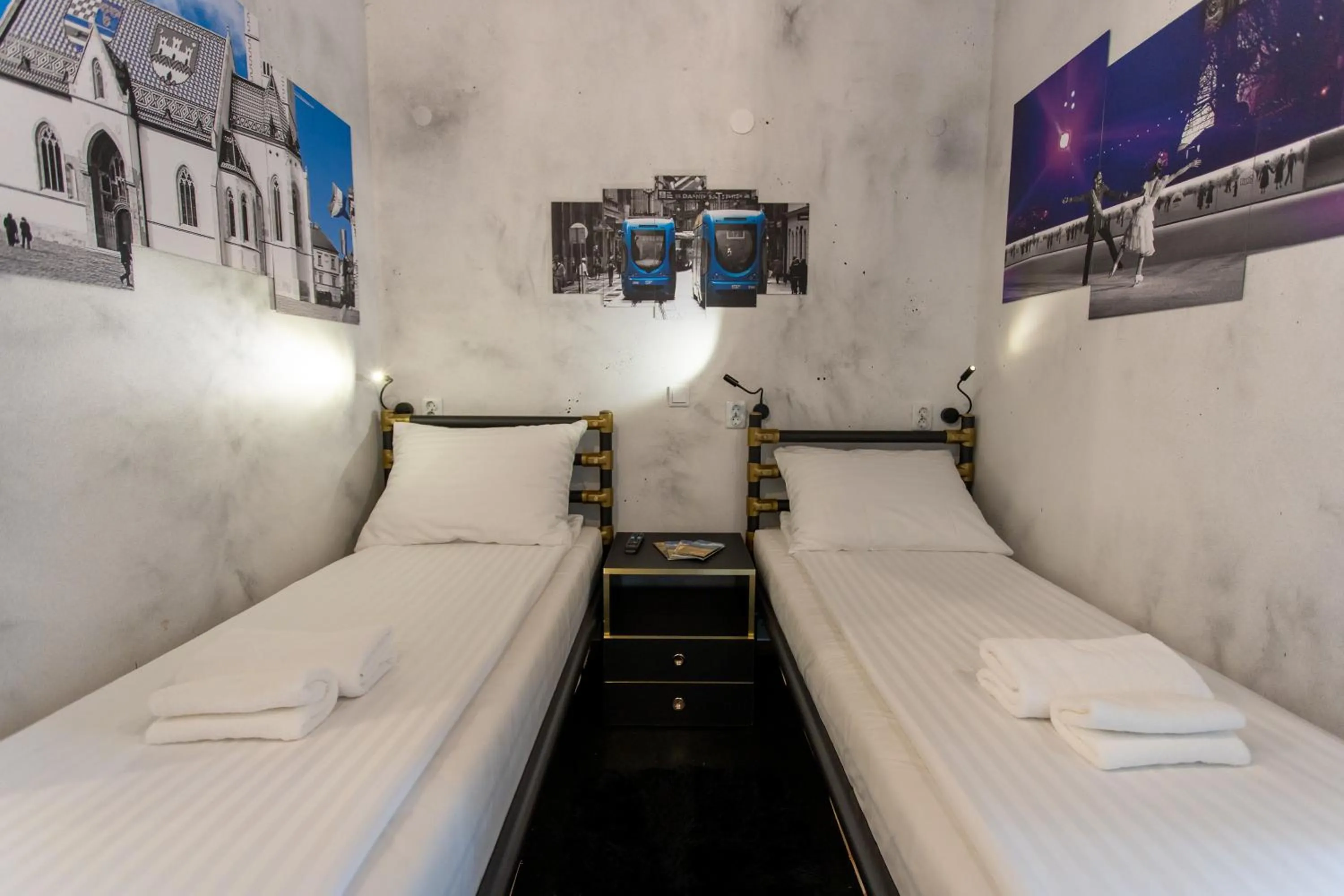 Bed in Timeout Heritage Hotel Zagreb