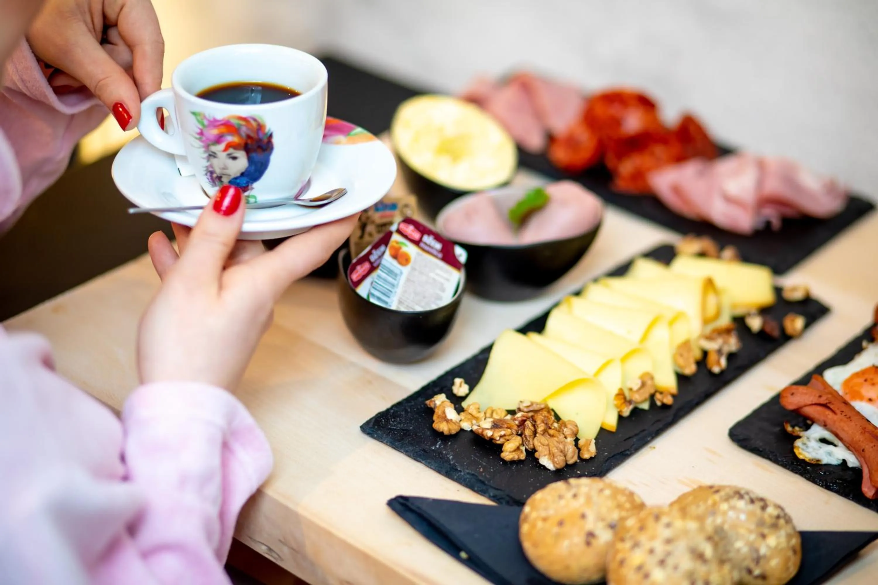 Food and drinks in Timeout Heritage Hotel Zagreb