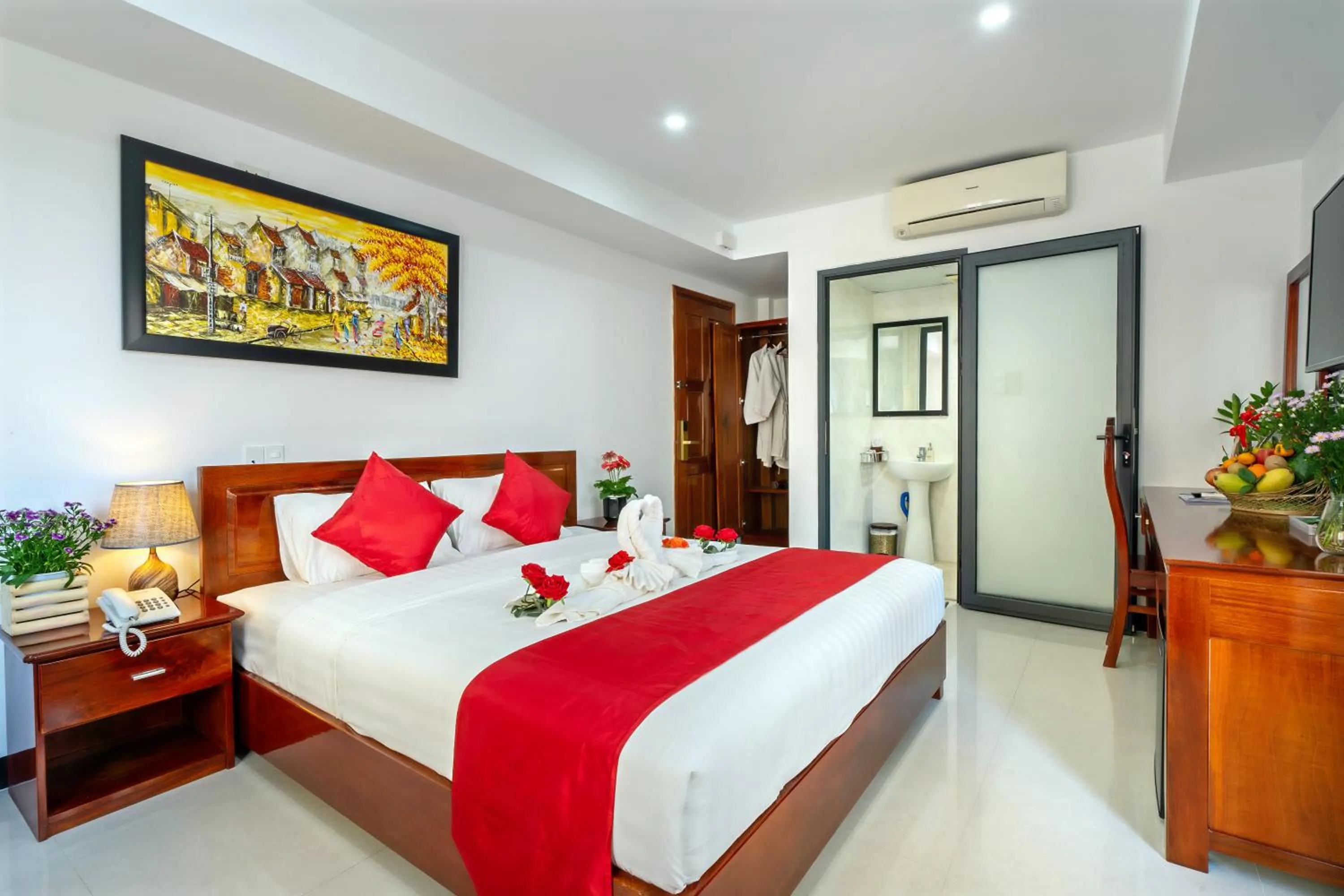 Bed in Gioan Boutique Villa