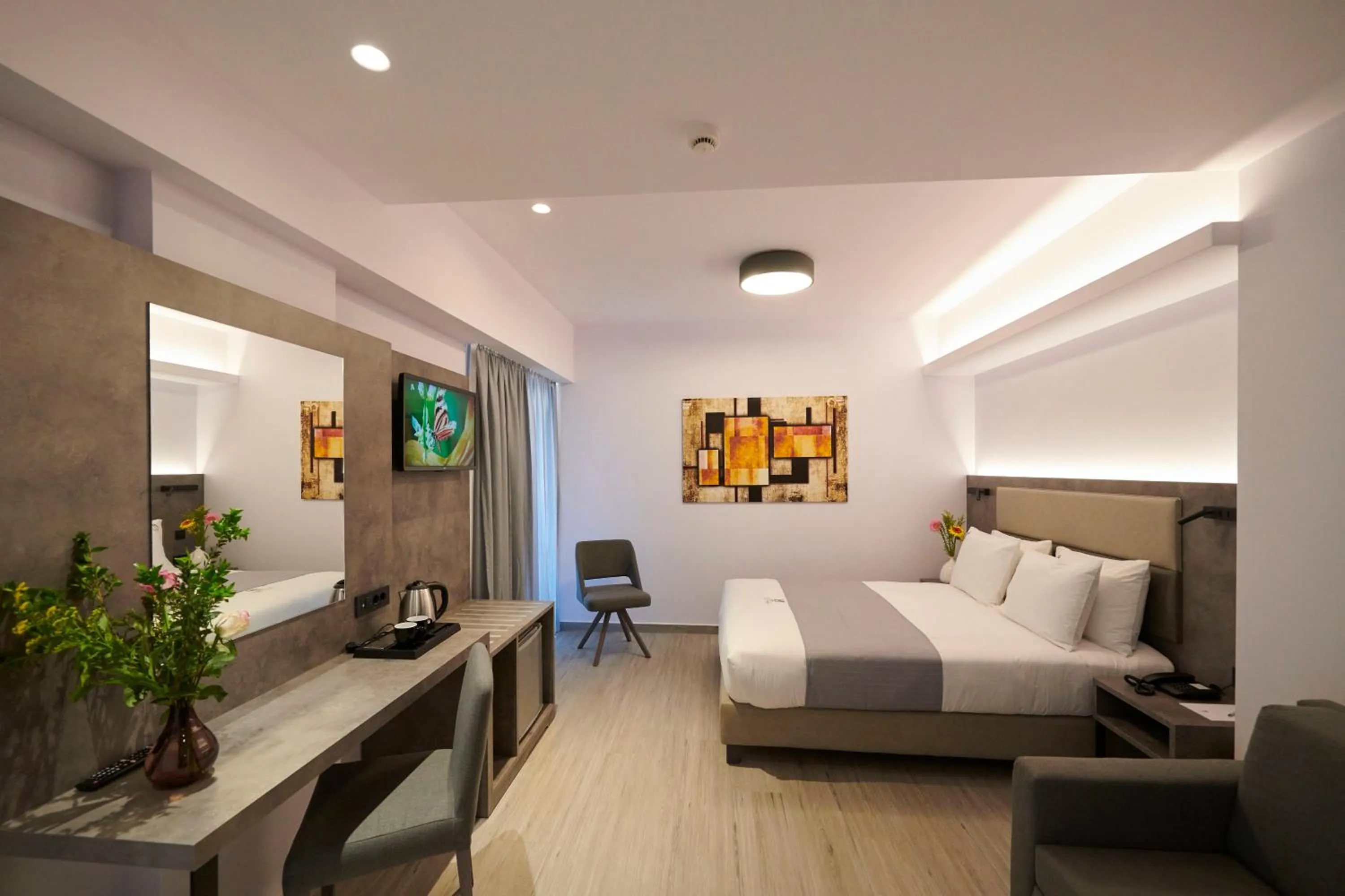 Bedroom, Bed in Meni Hotel & Apartments UNDER NEW MANAGEMENT