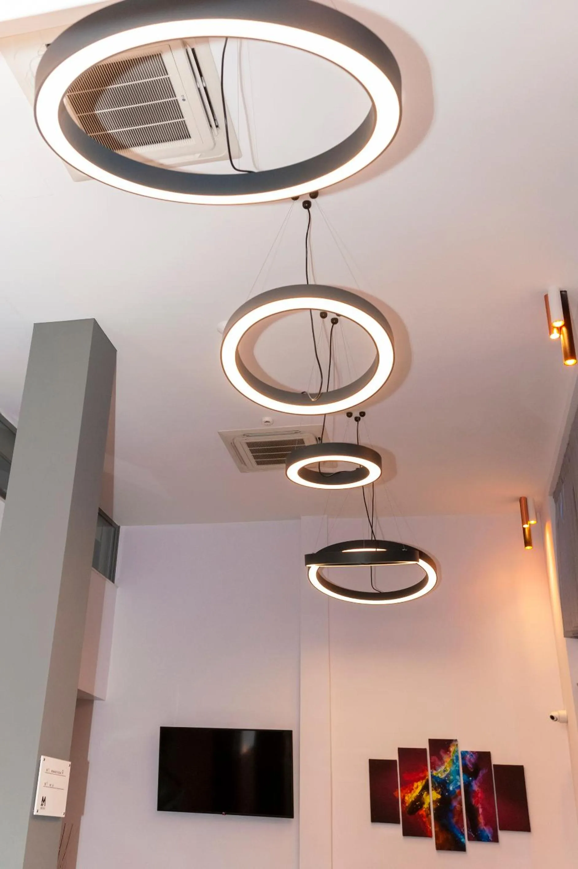 Communal lounge/ TV room in Meni Hotel & Apartments UNDER NEW MANAGEMENT