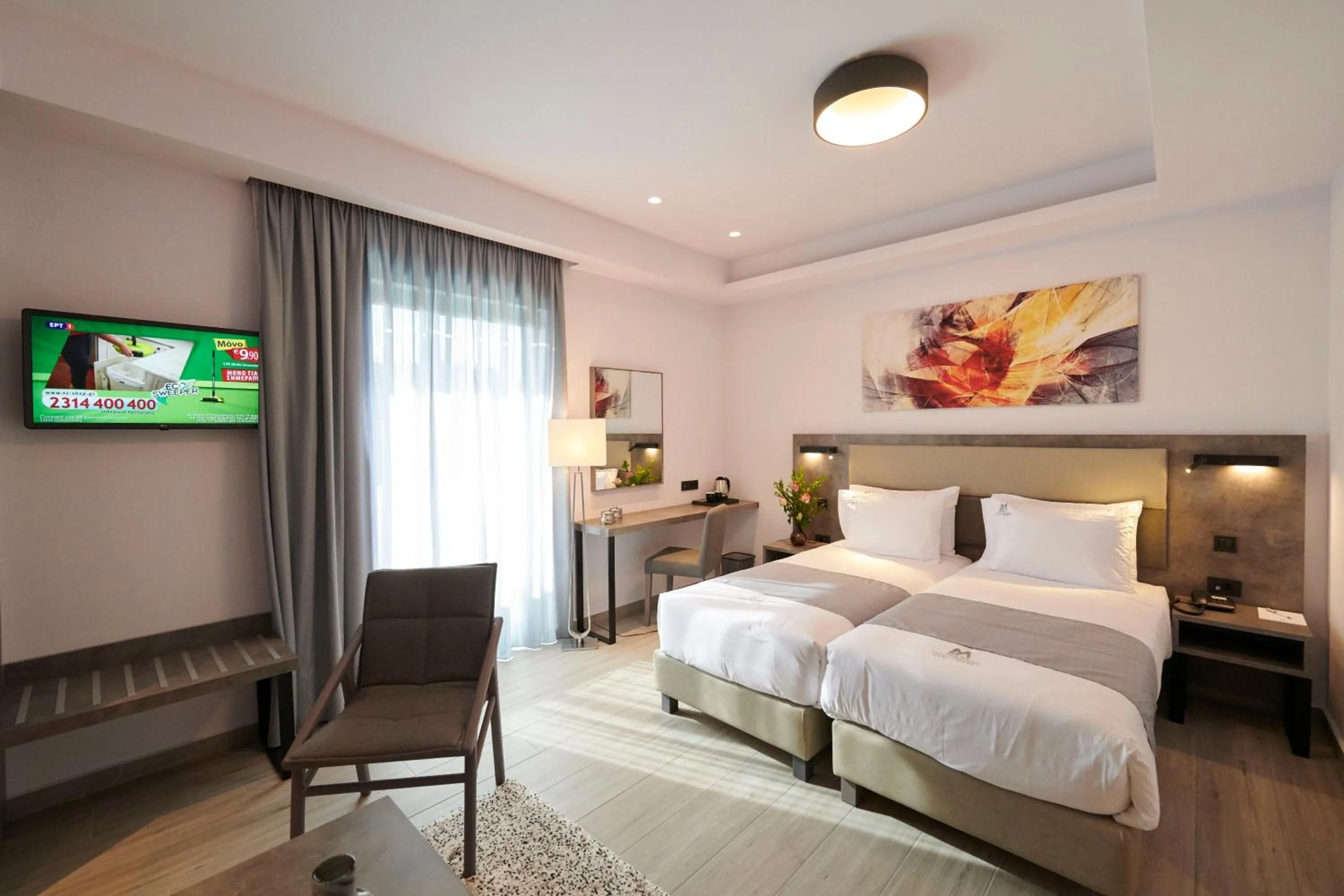 Bedroom, Bed in Meni Hotel & Apartments UNDER NEW MANAGEMENT