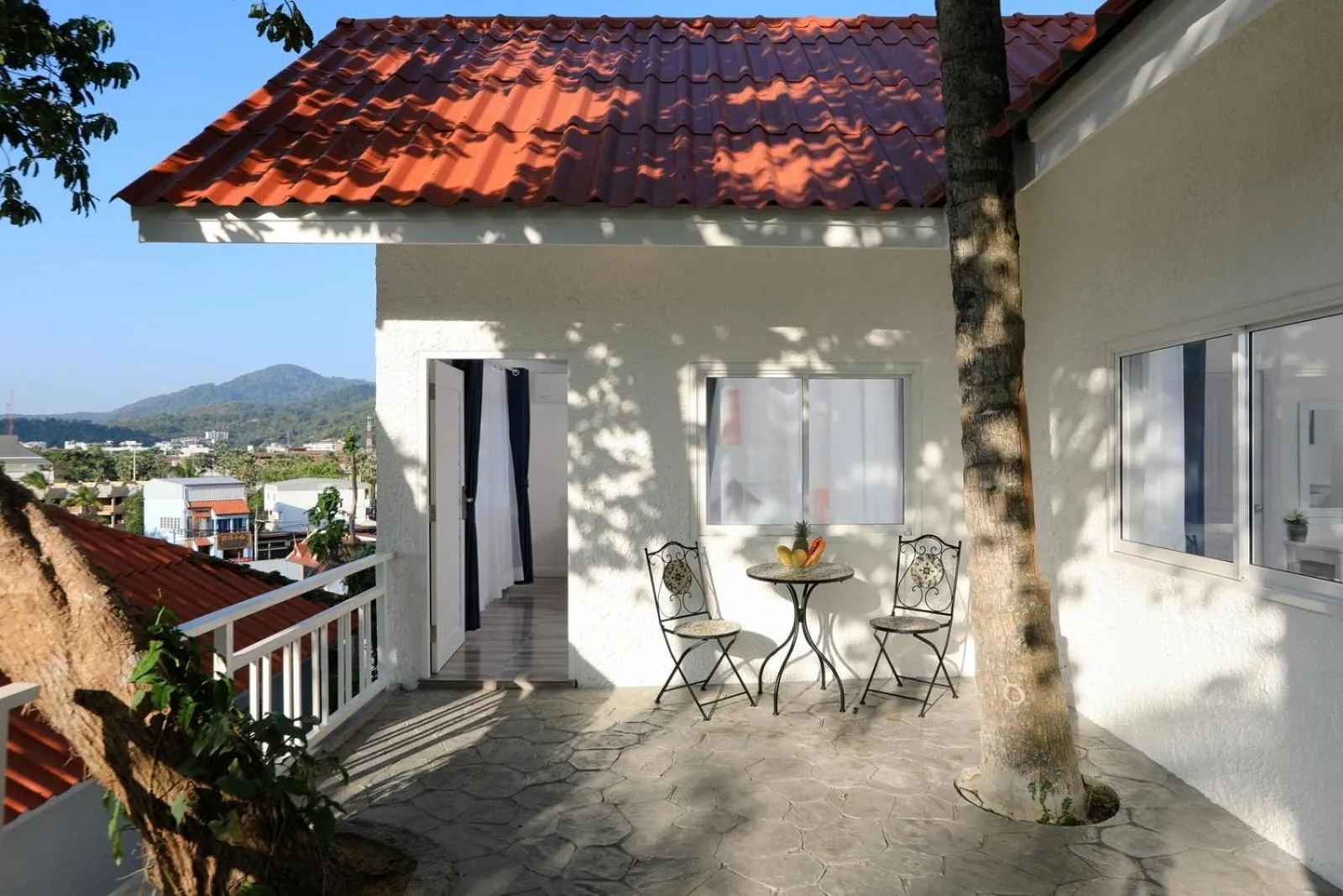 Facade/entrance in Kata White Villas